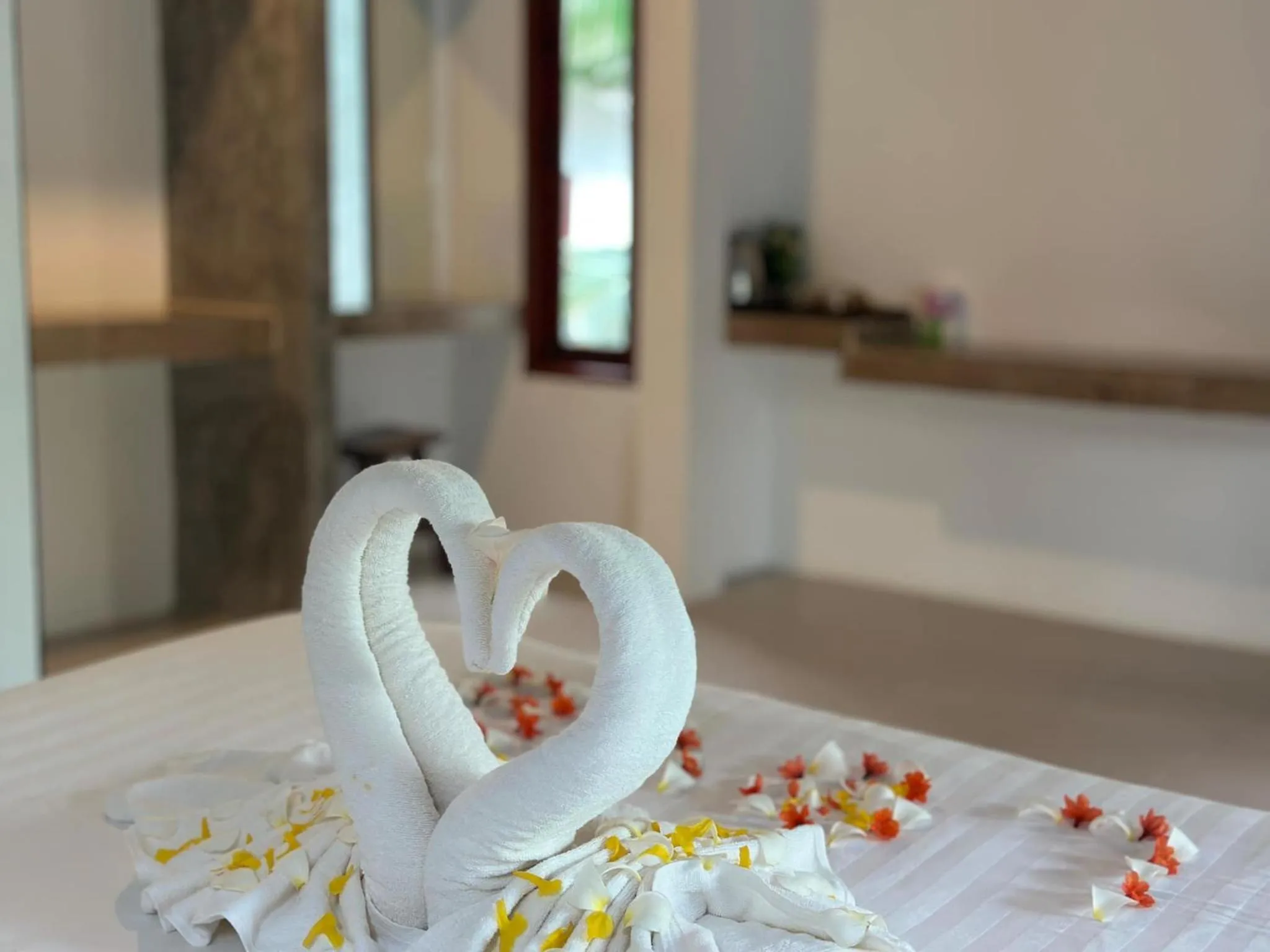 Bed in Ibiza Bungalows