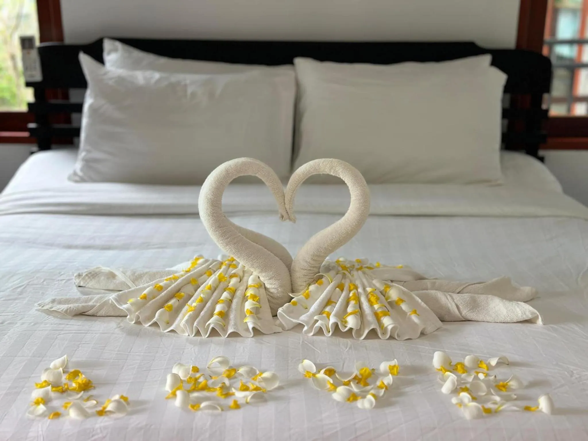 Bed in Ibiza Bungalows