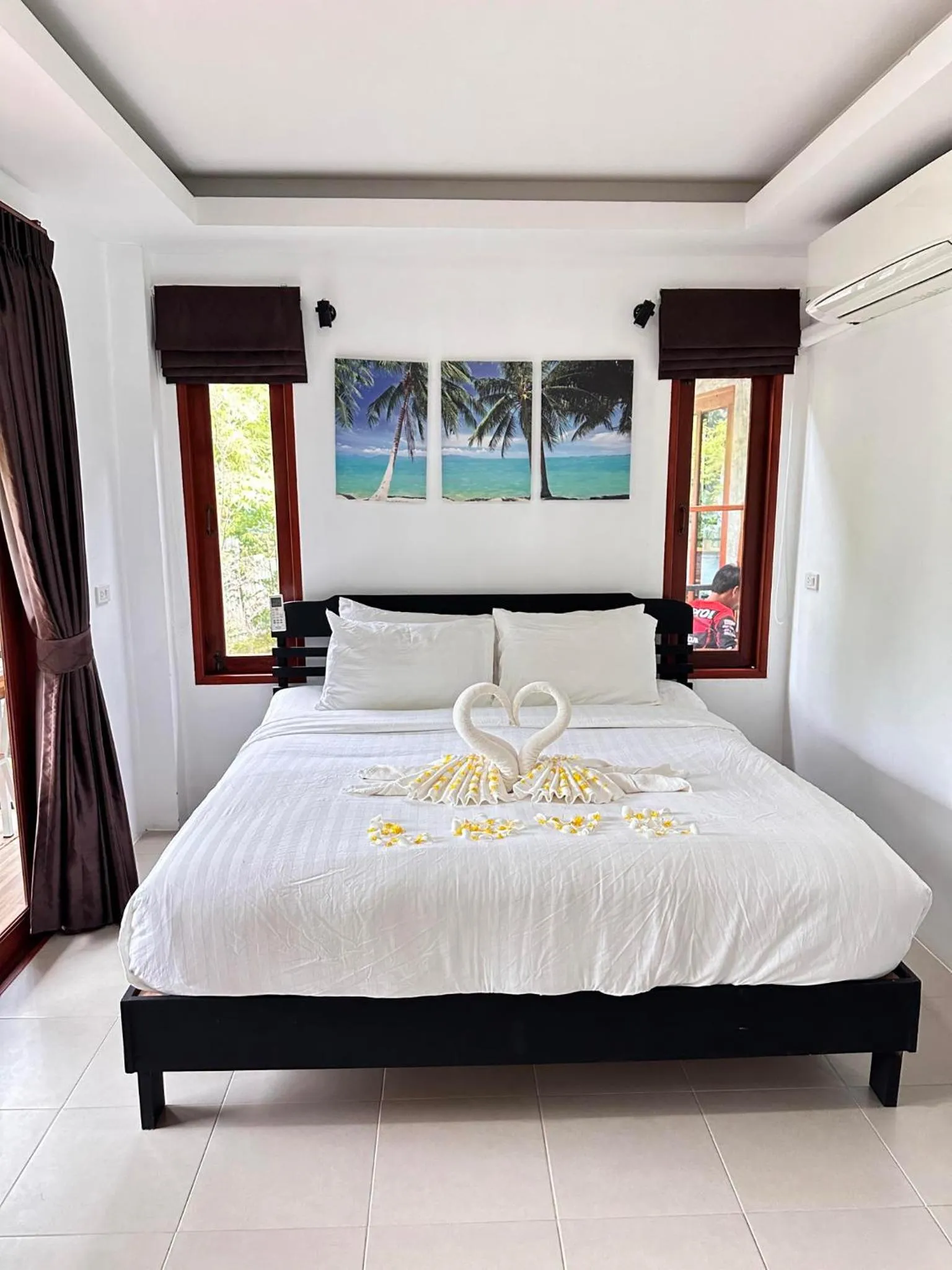 Bed in Ibiza Bungalows