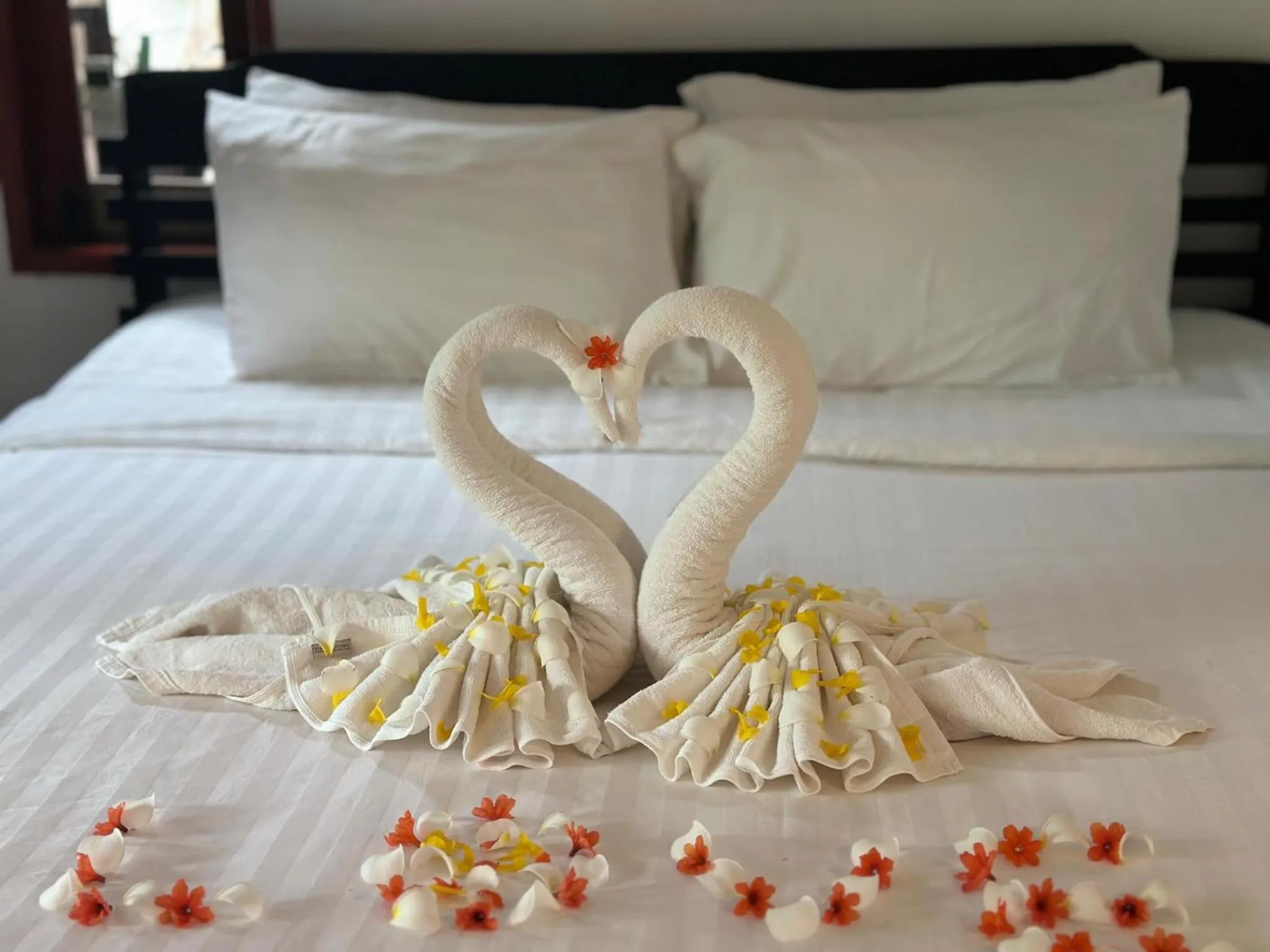 Bed in Ibiza Bungalows