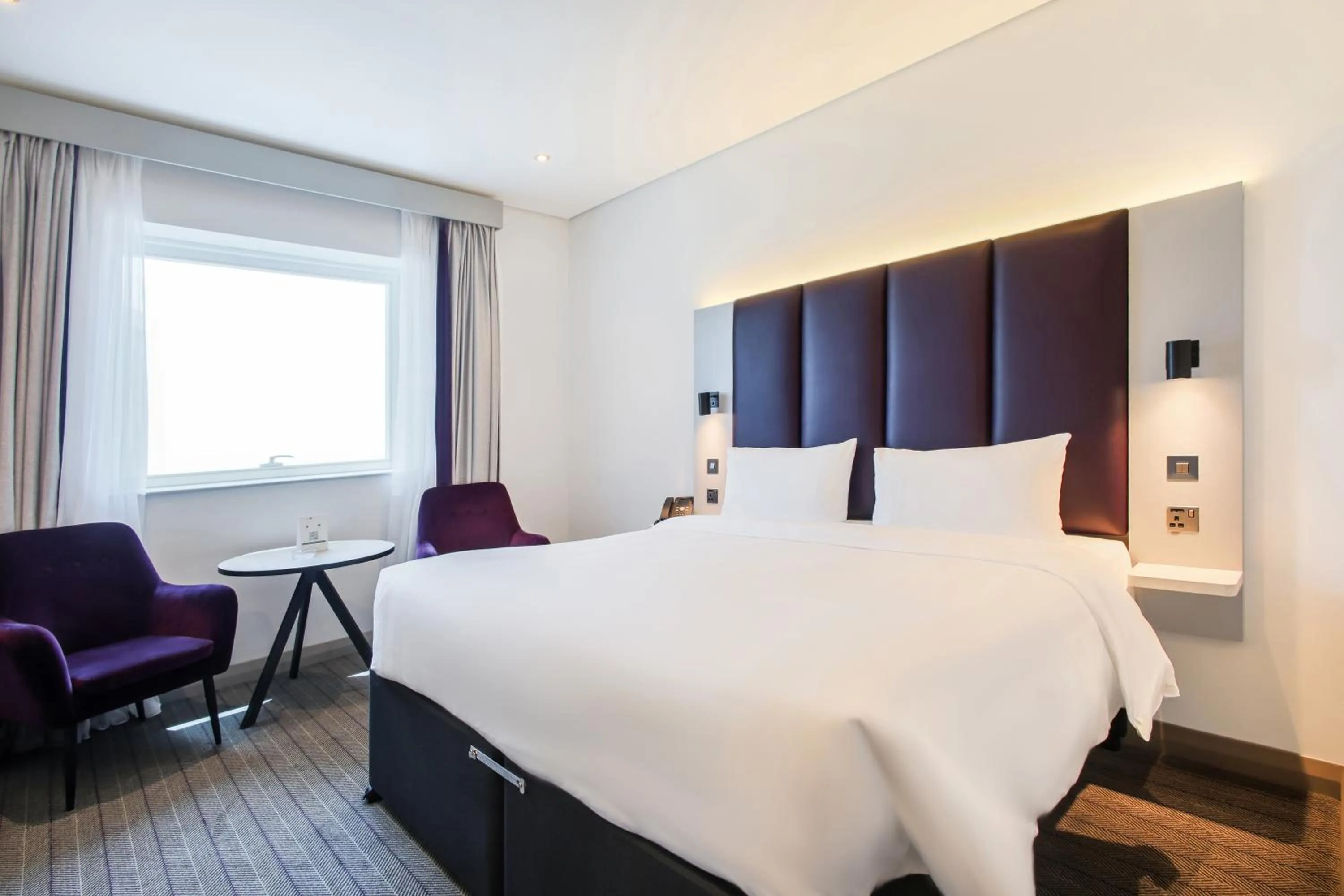 Bed in Premier Inn Dubai International Airport - An Emirates Group Company