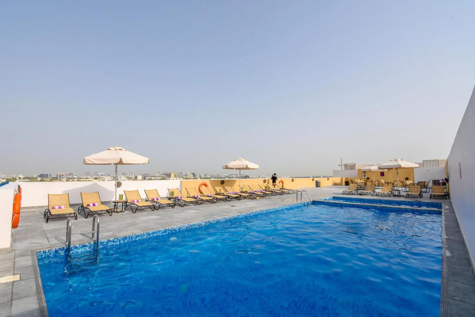 Swimming pool in Premier Inn Dubai International Airport - An Emirates Group Company