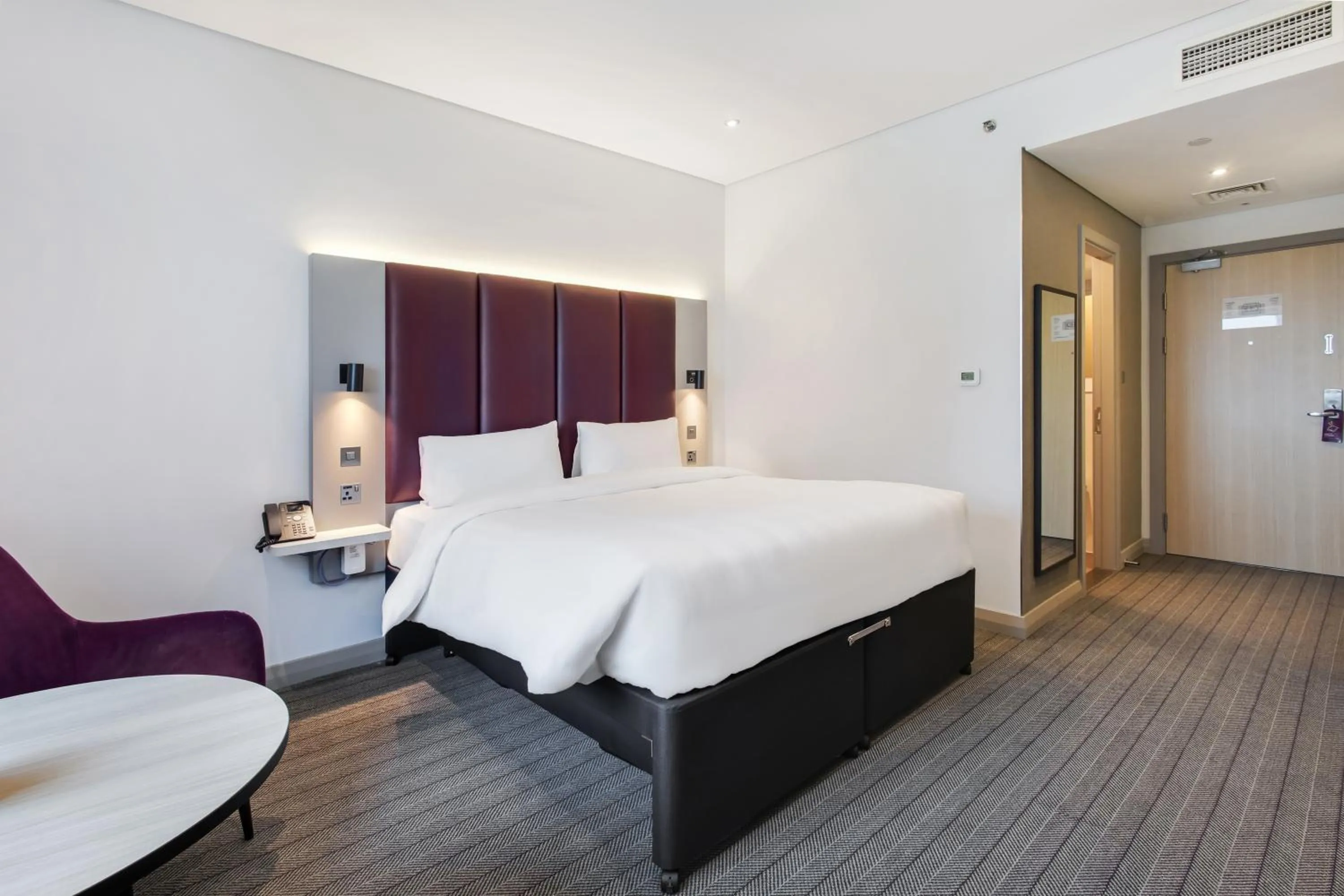 Bed in Premier Inn Dubai International Airport - An Emirates Group Company