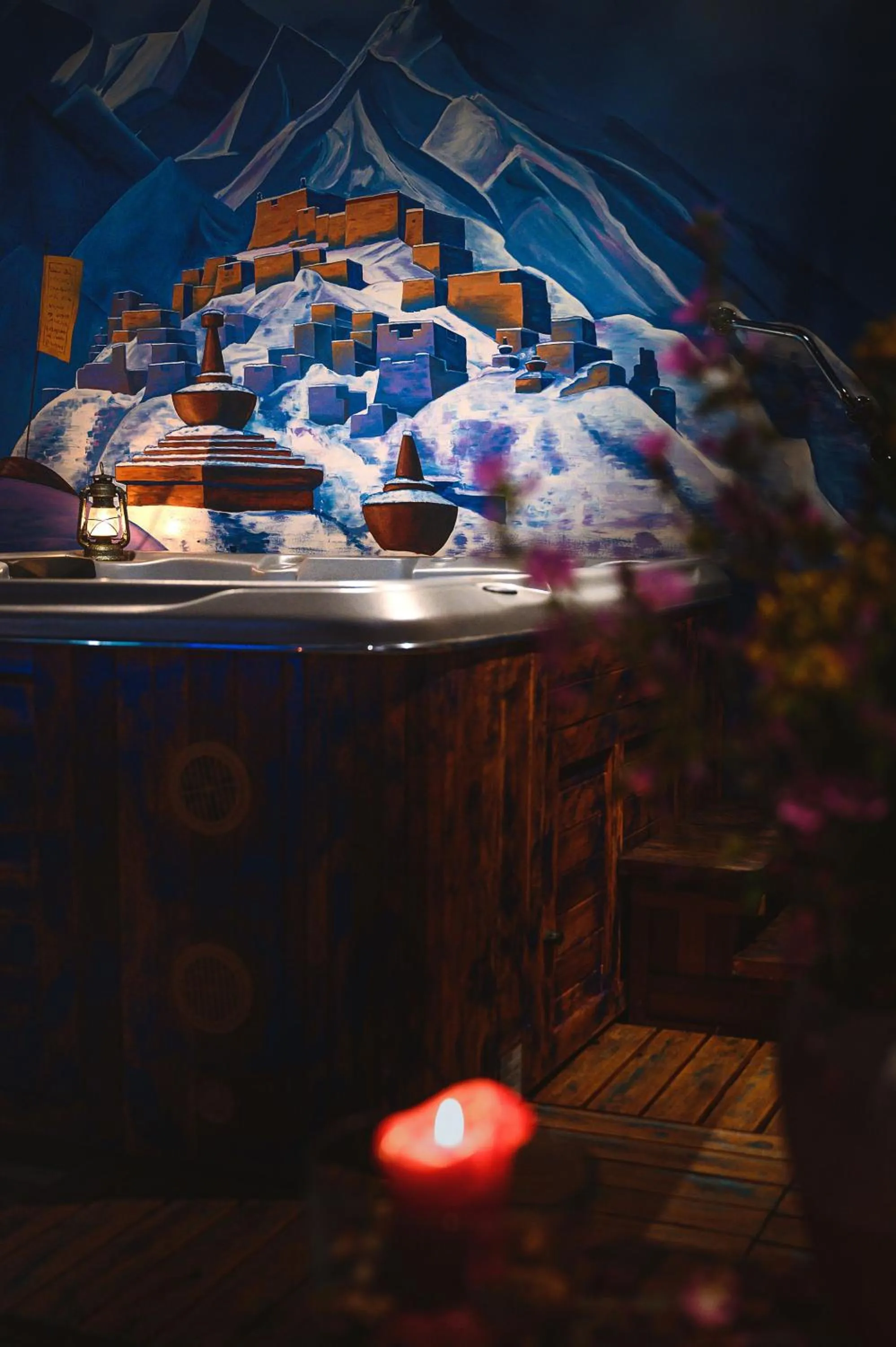 Hot Tub in Au2 Maison d'Hôtes - Guest House Au2