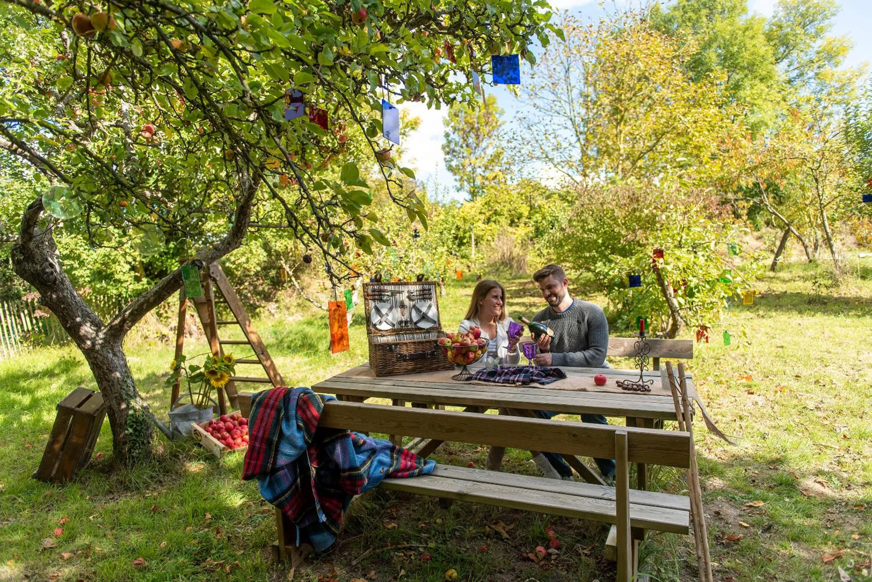 Garden in Au2 Maison d'Hôtes - Guest House Au2
