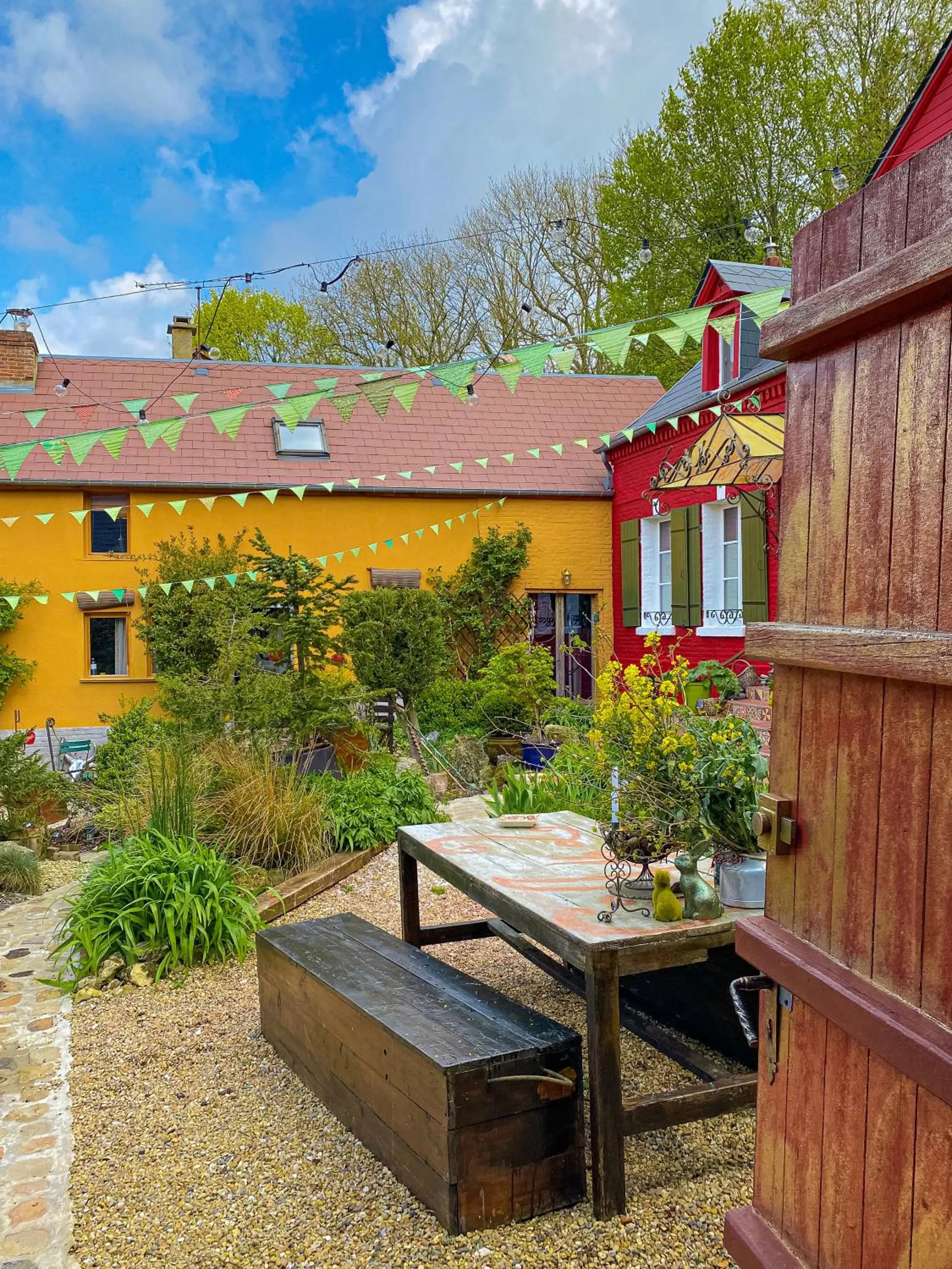 Garden in Au2 Maison d'Hôtes - Guest House Au2