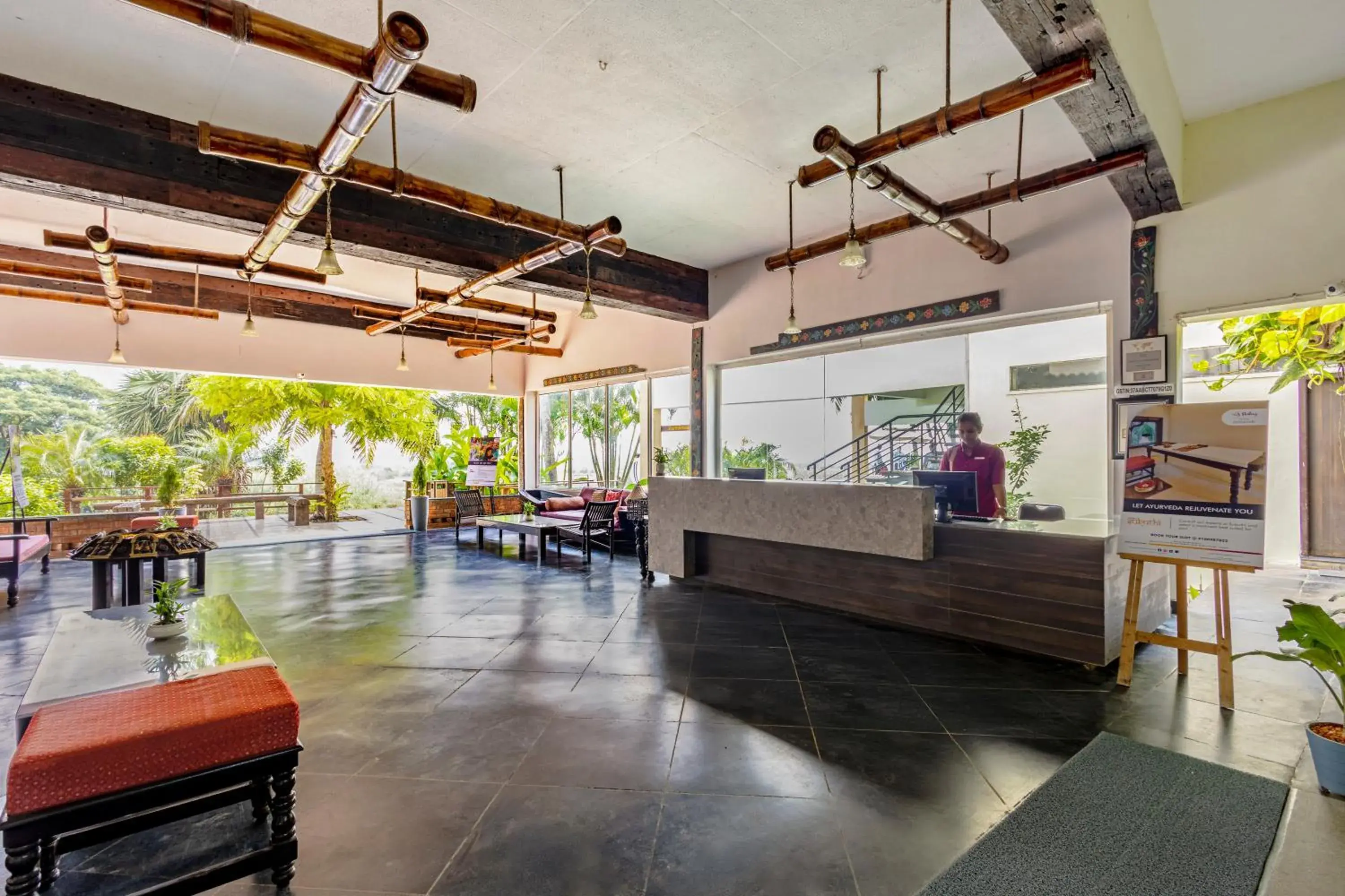 Lobby or reception in Sterling Palavelli Godavari Lobby or reception in Sterling Palavelli Godavari