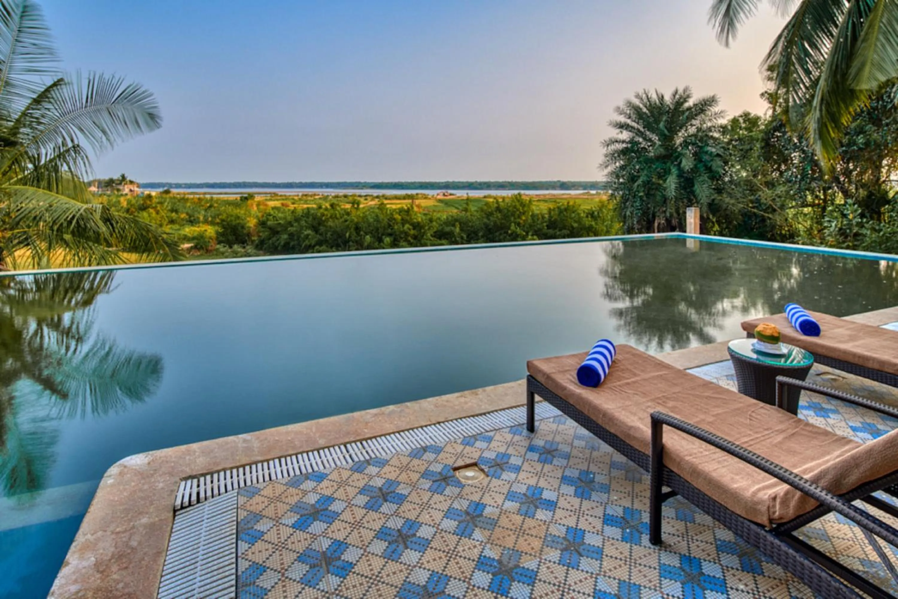 Swimming pool in Sterling Palavelli Godavari