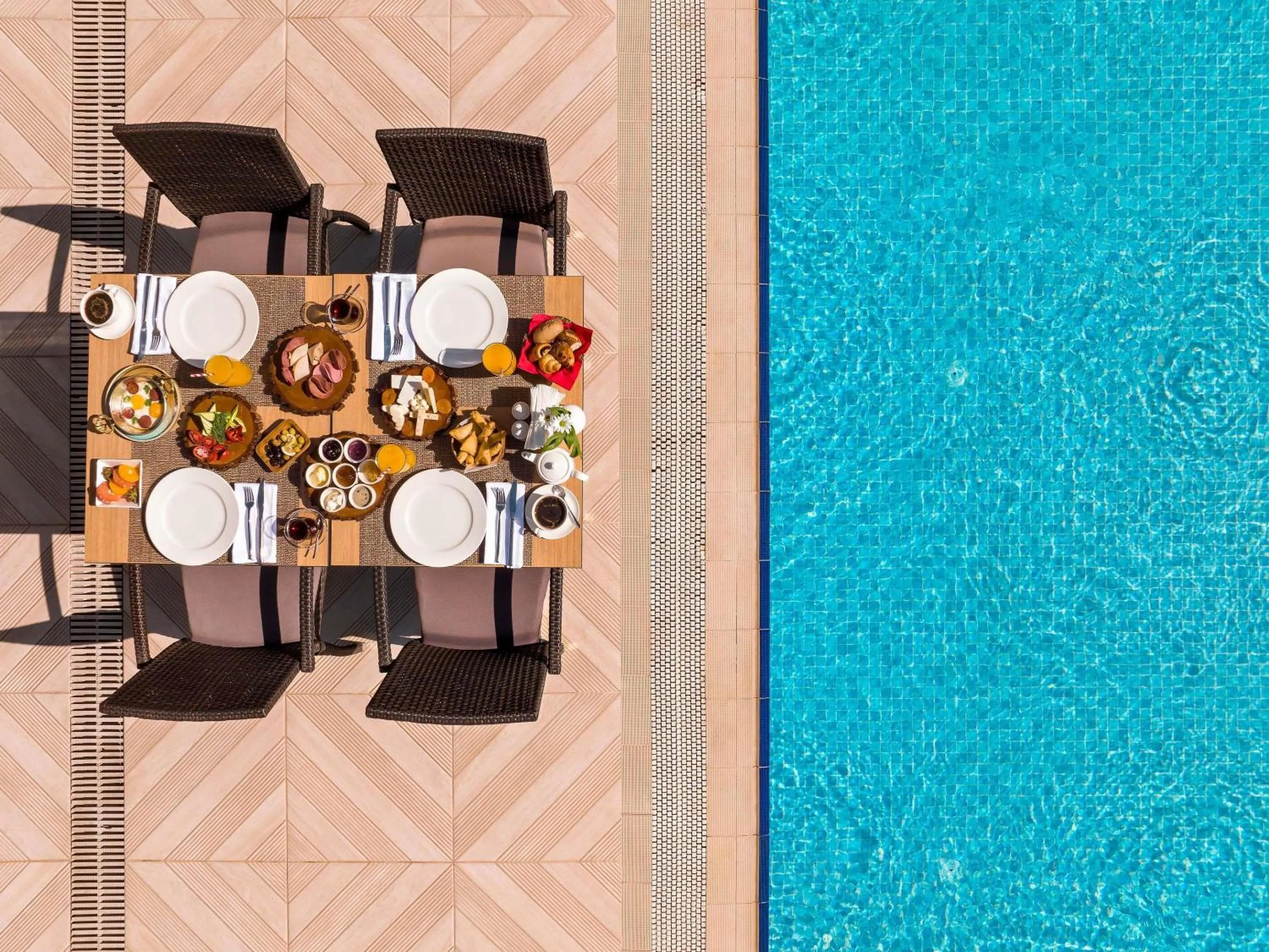 Pool view in Novotel Gaziantep