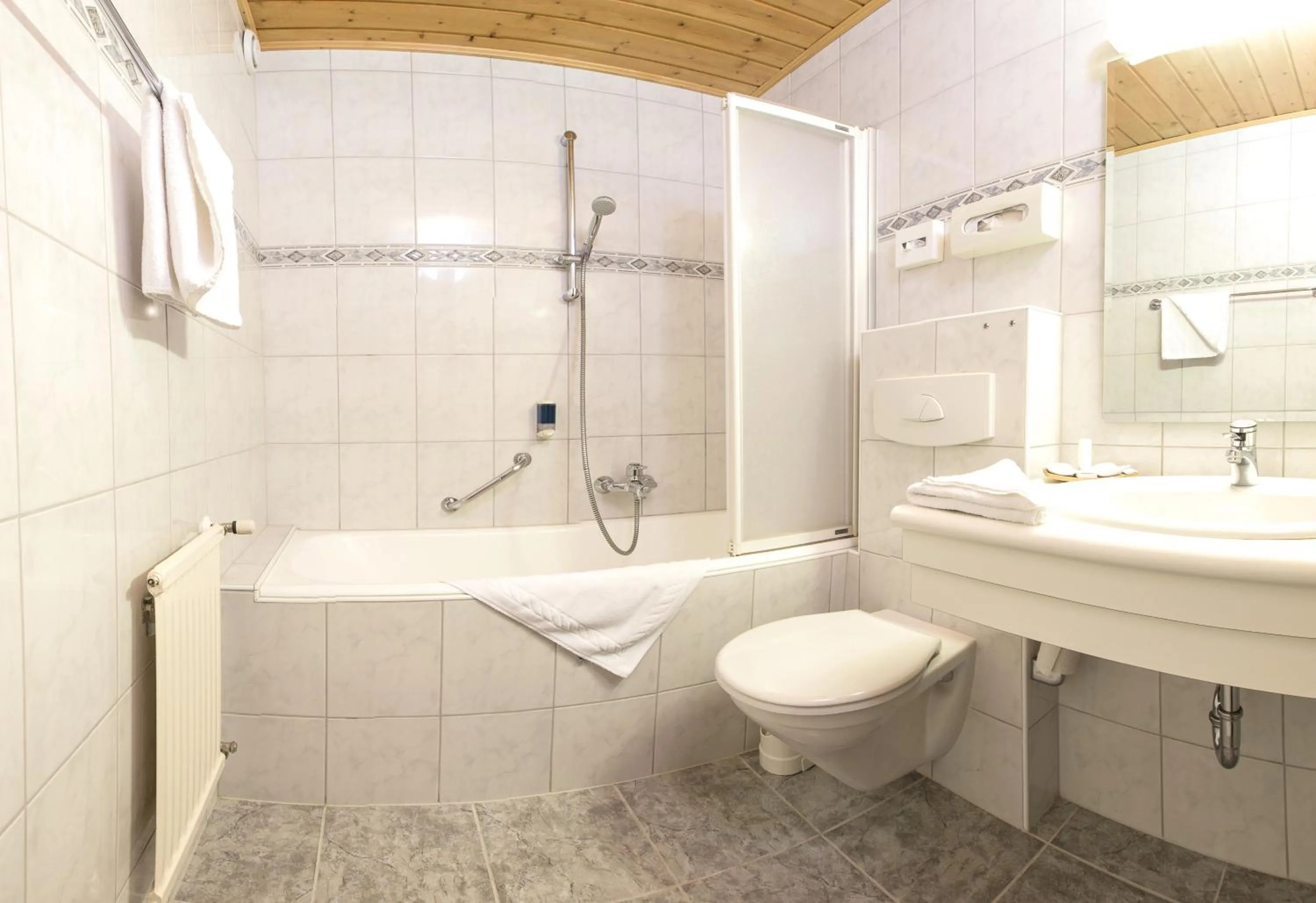 Bathroom in Hotel Karl Schranz