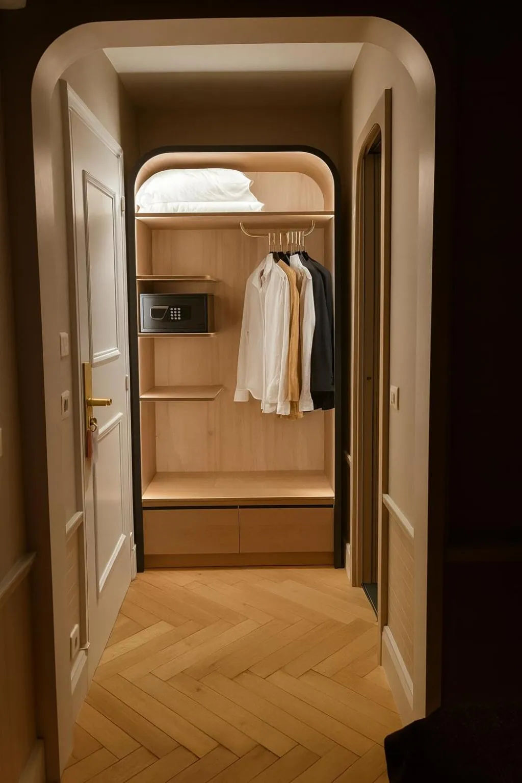 wardrobe in Grand Tonic hôtel & SPA Paris
