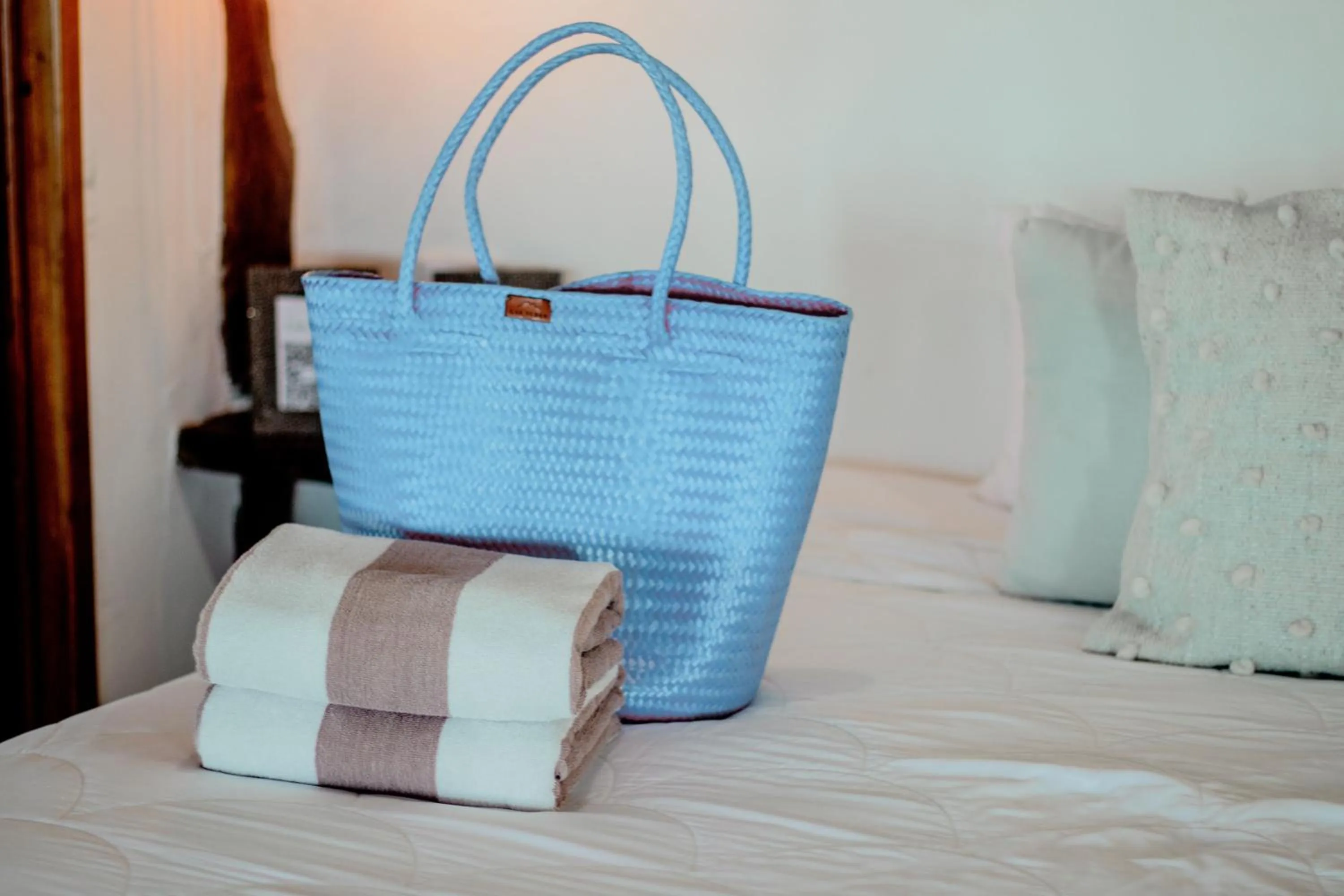 Bed in Hotel Las Nubes Holbox