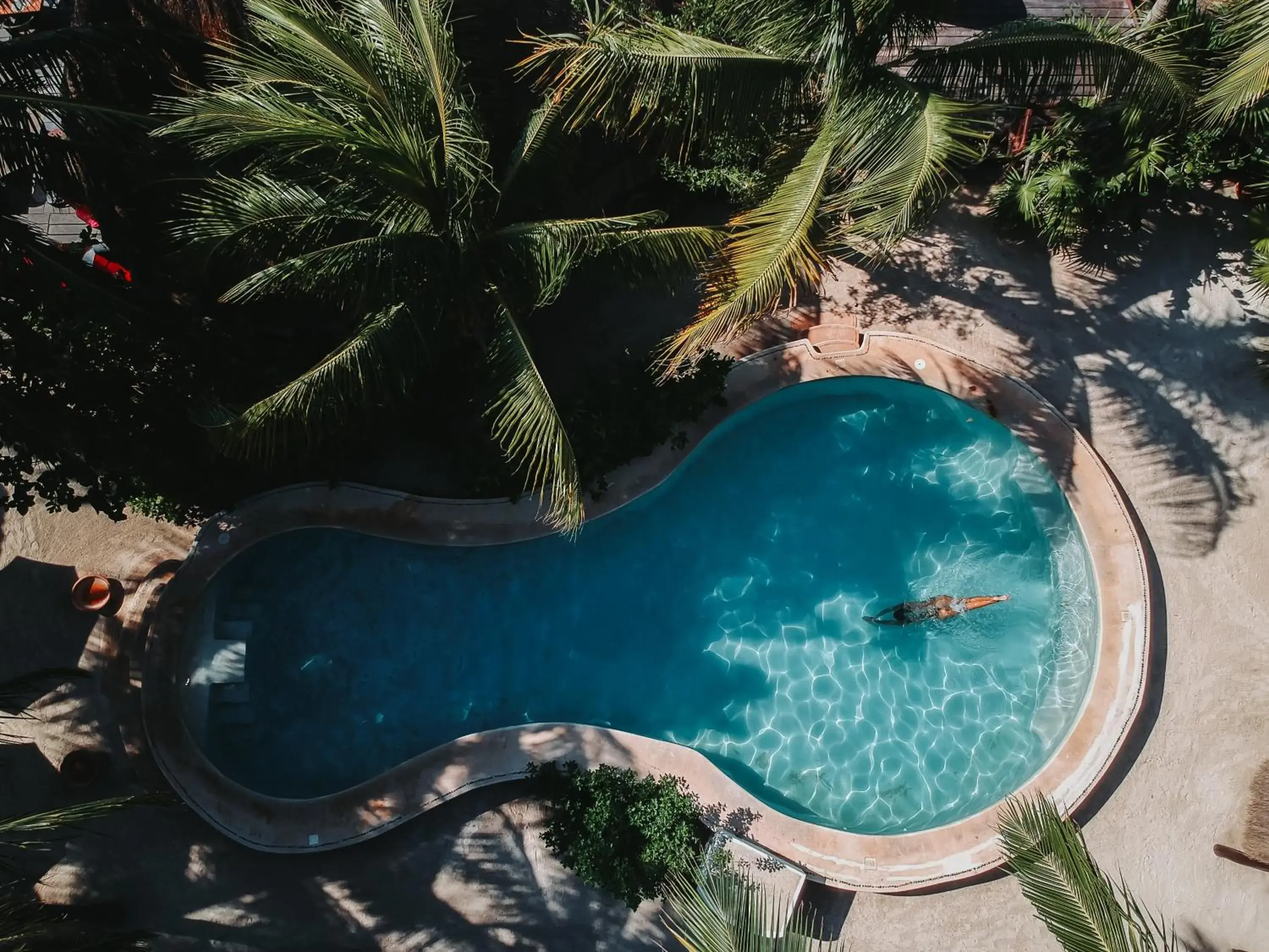 Swimming pool in Hotel Las Nubes Holbox Swimming pool in Hotel Las Nubes Holbox