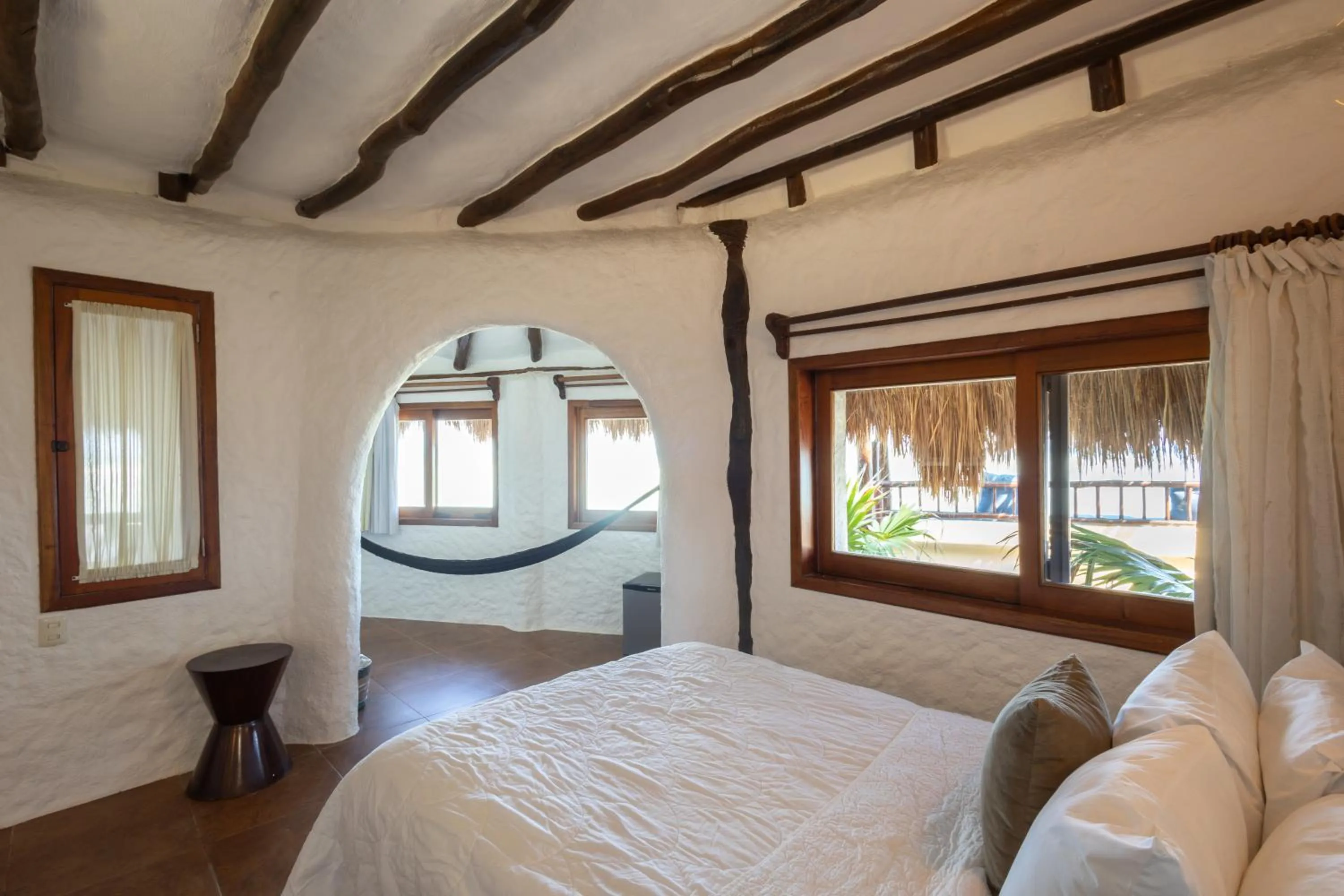 Bedroom, Bed in Hotel Las Nubes Holbox
