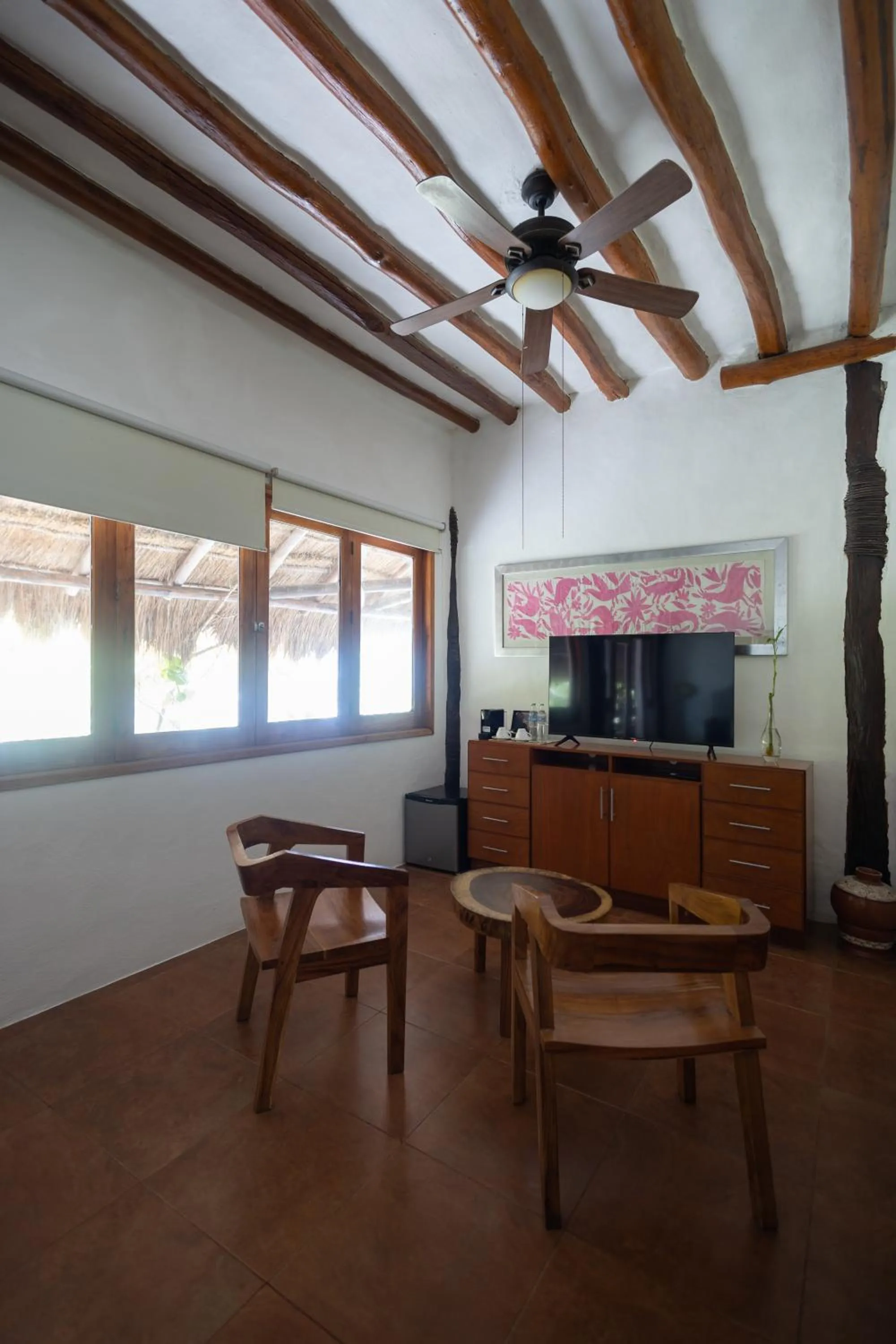 Seating area in Hotel Las Nubes Holbox