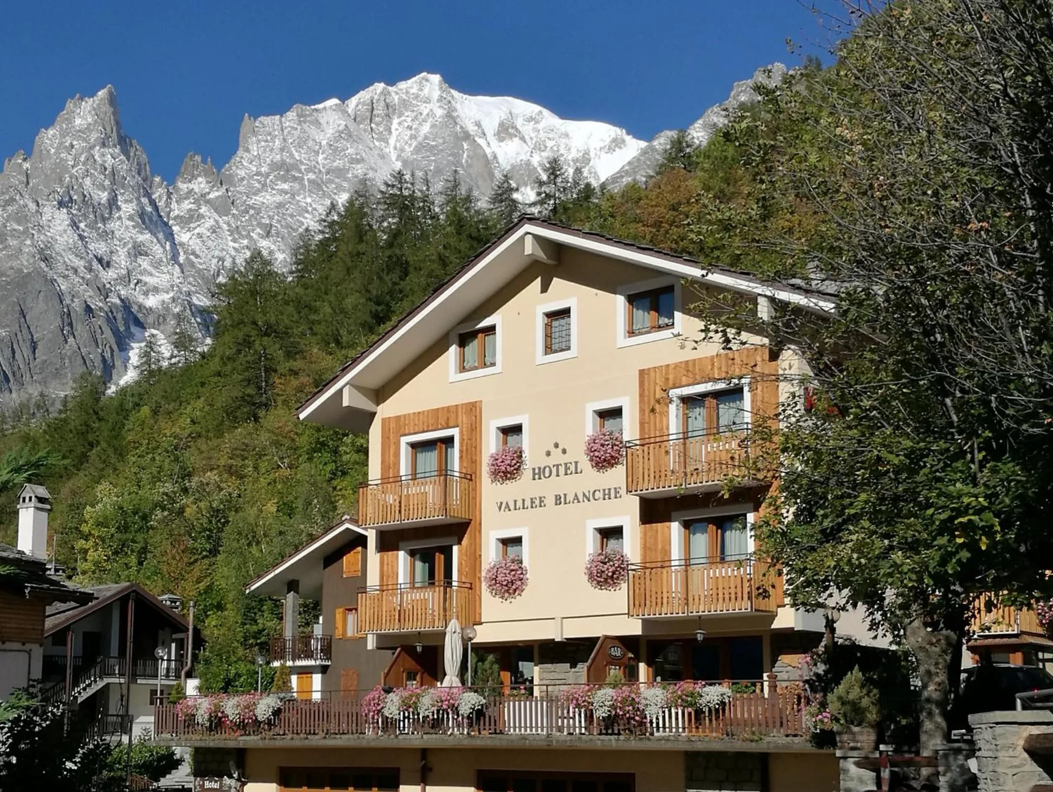 Property building in Hotel Vallée Blanche Courmayeur