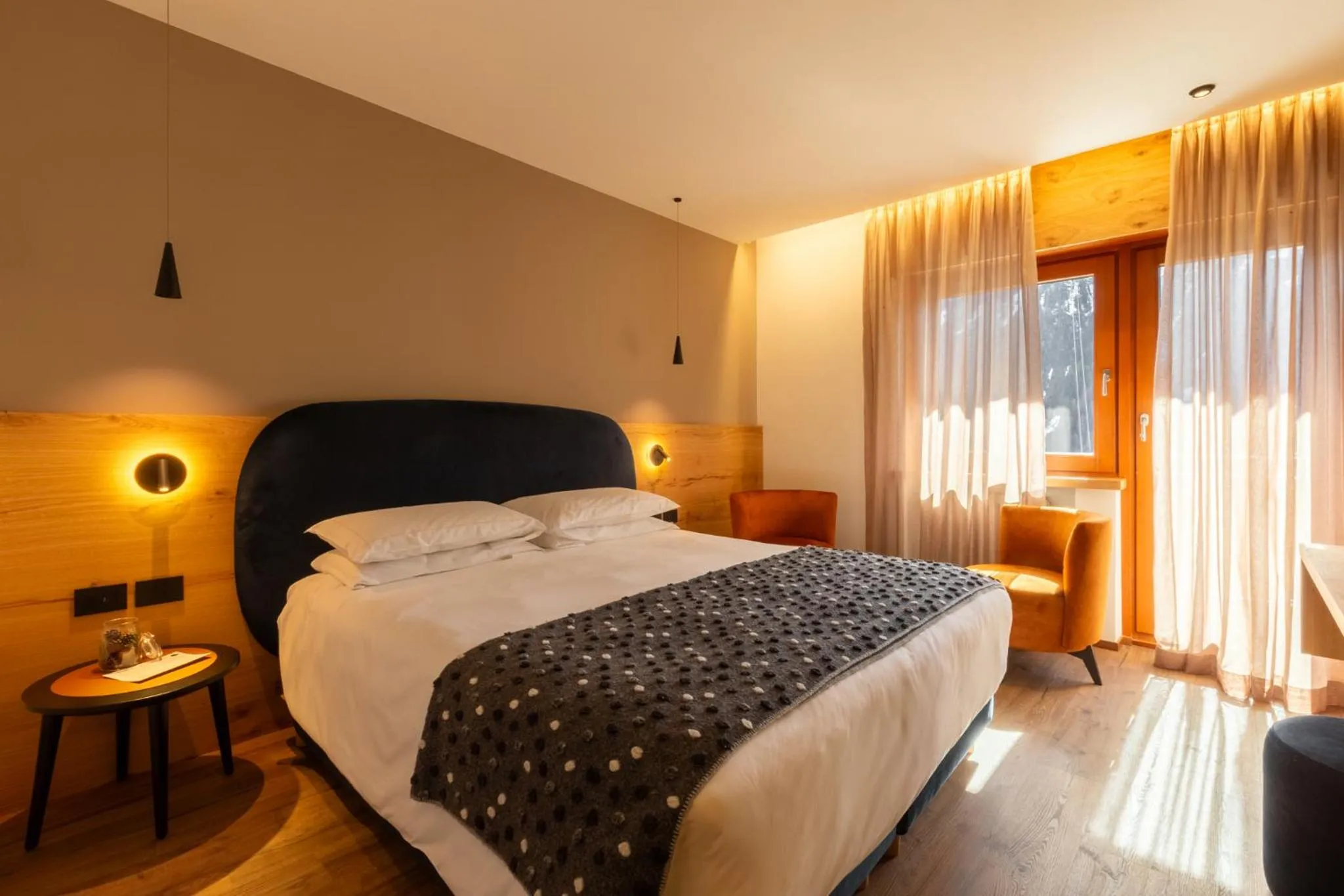 Bed in Hotel Vallée Blanche Courmayeur