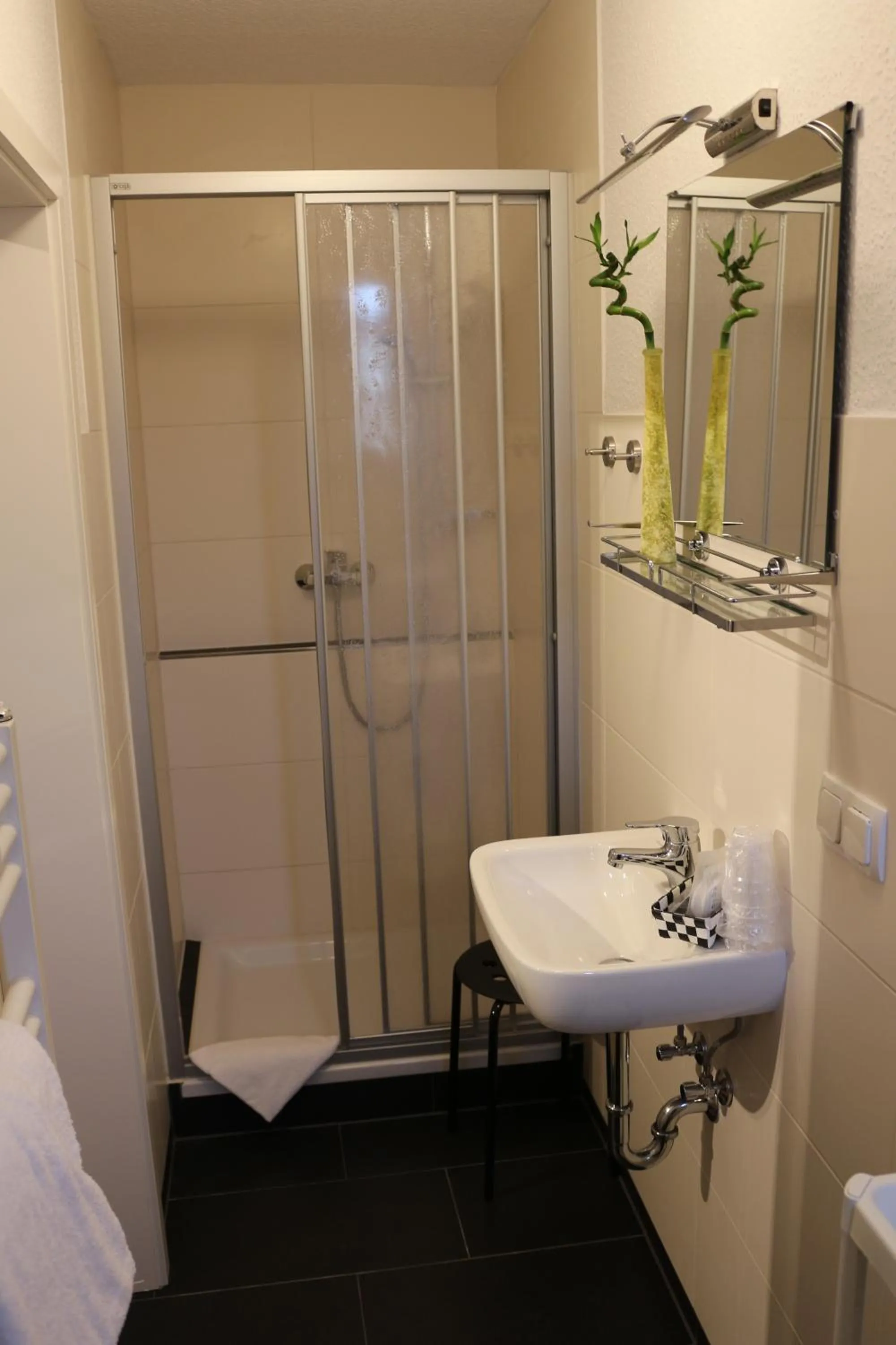 Garden view in Apart Hotel Paradies