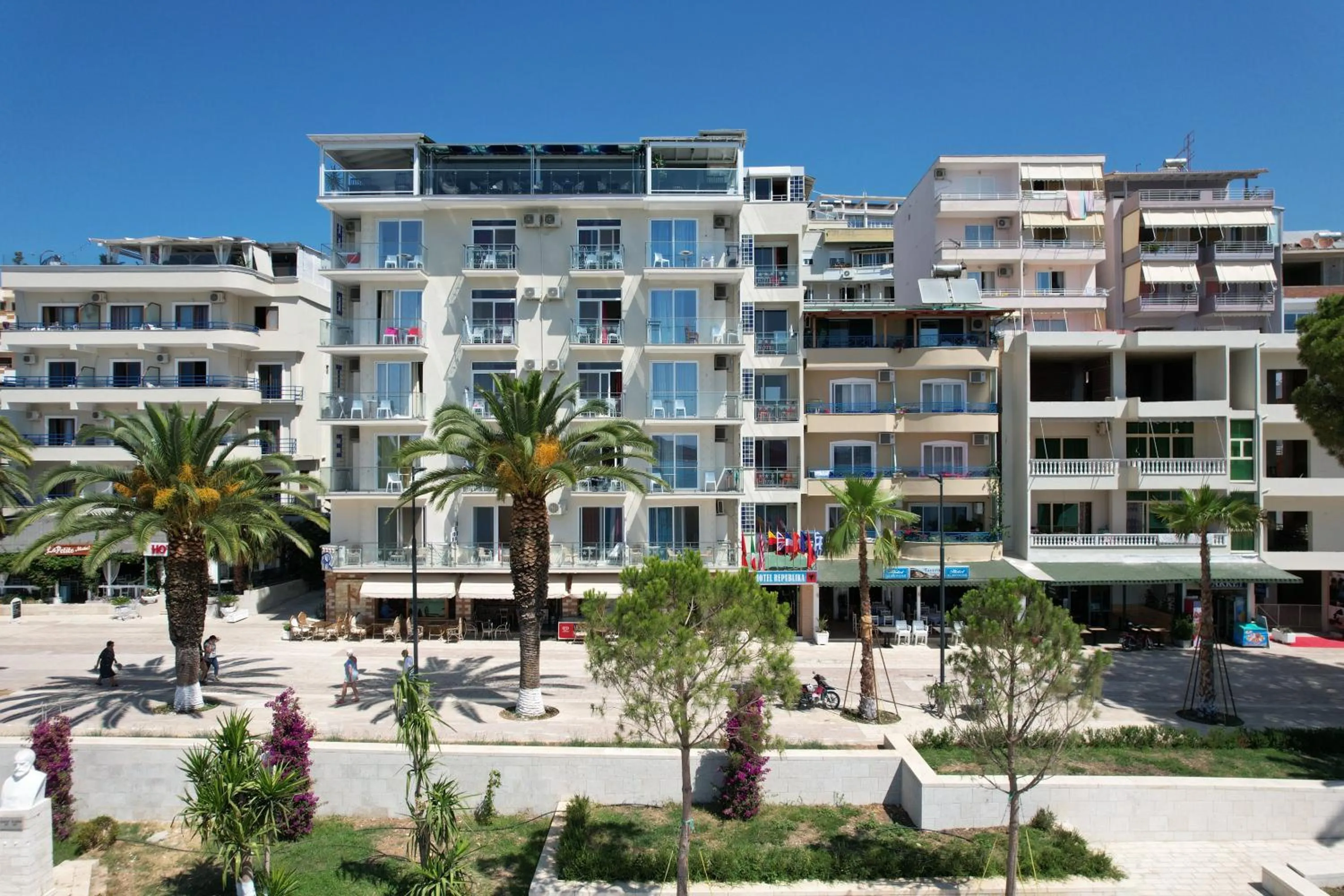 Property building in Republika Hotel