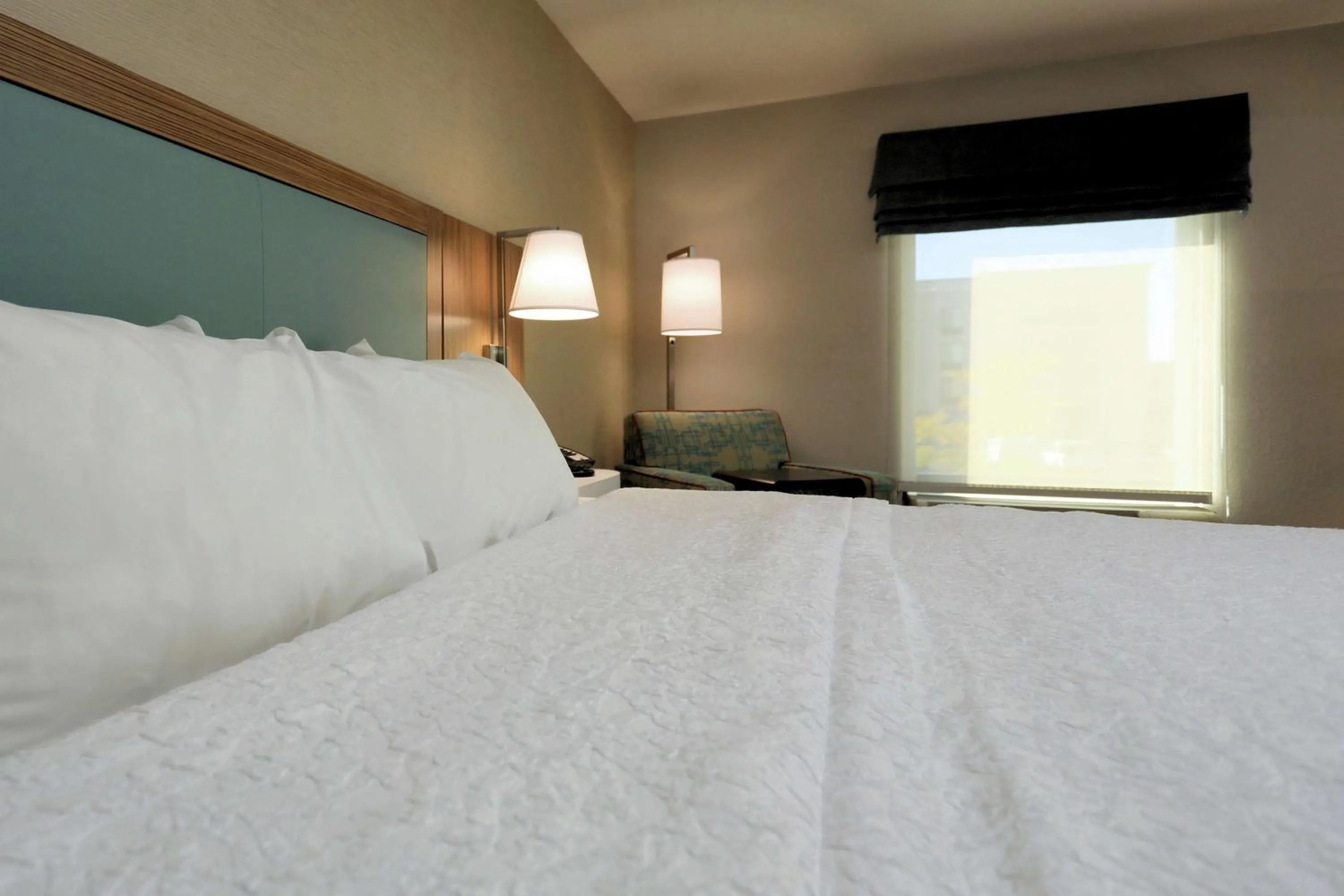 Bed in Hampton Inn Batavia