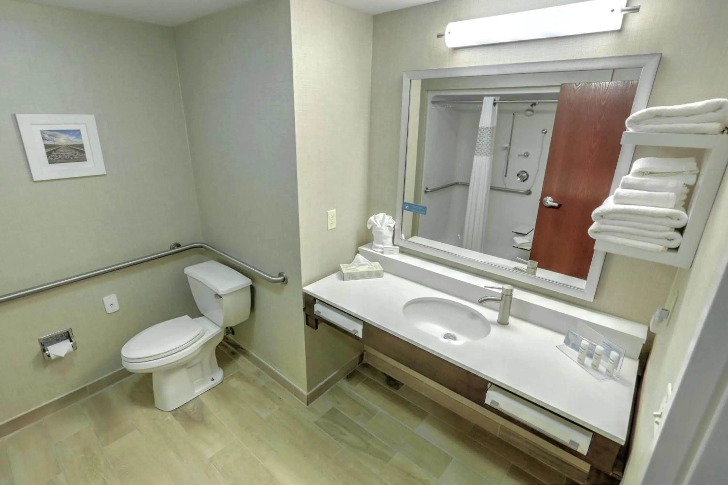 Bathroom in Hampton Inn Batavia