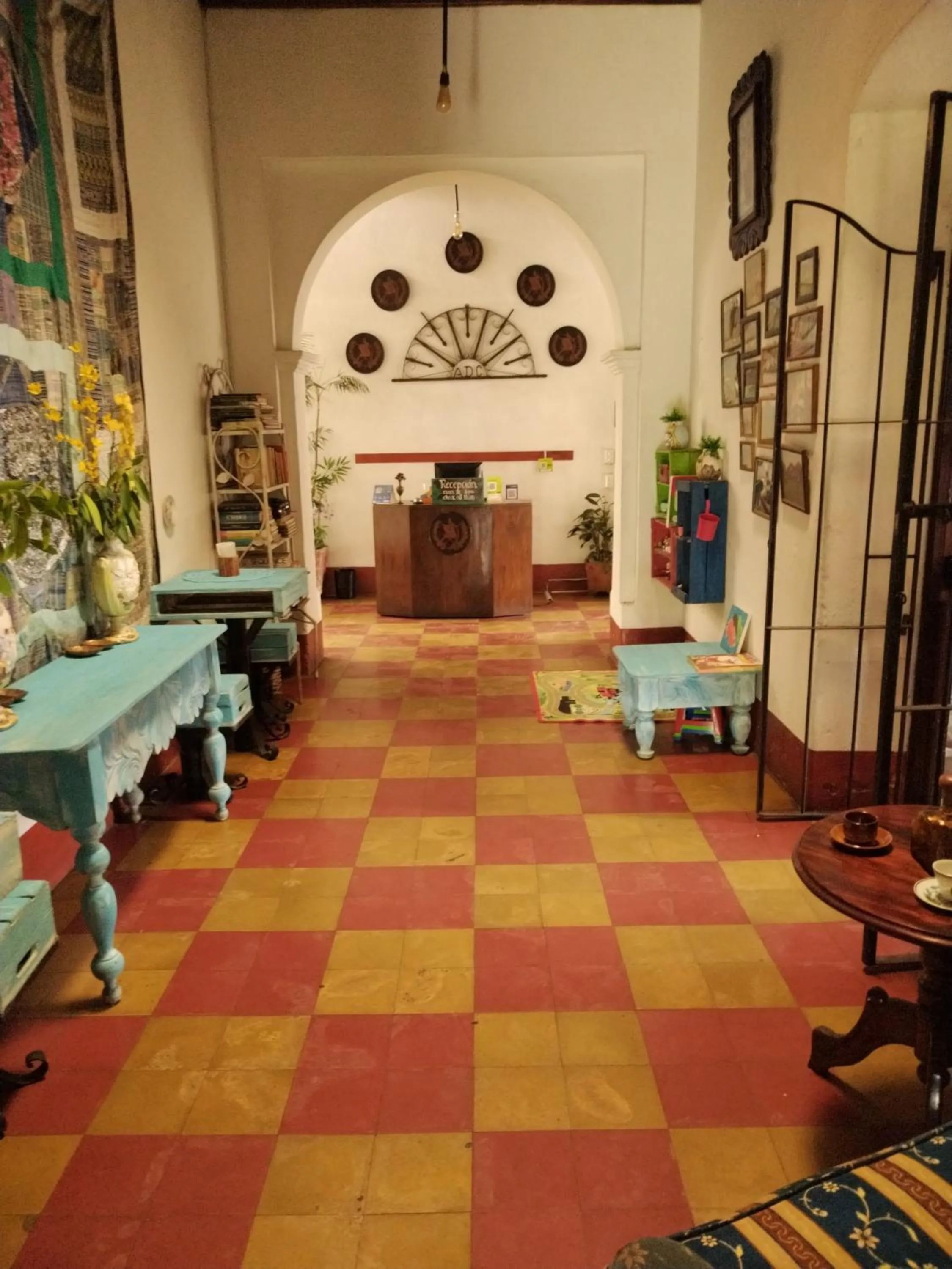 Lobby or reception in Hotel Casa Chapultepec