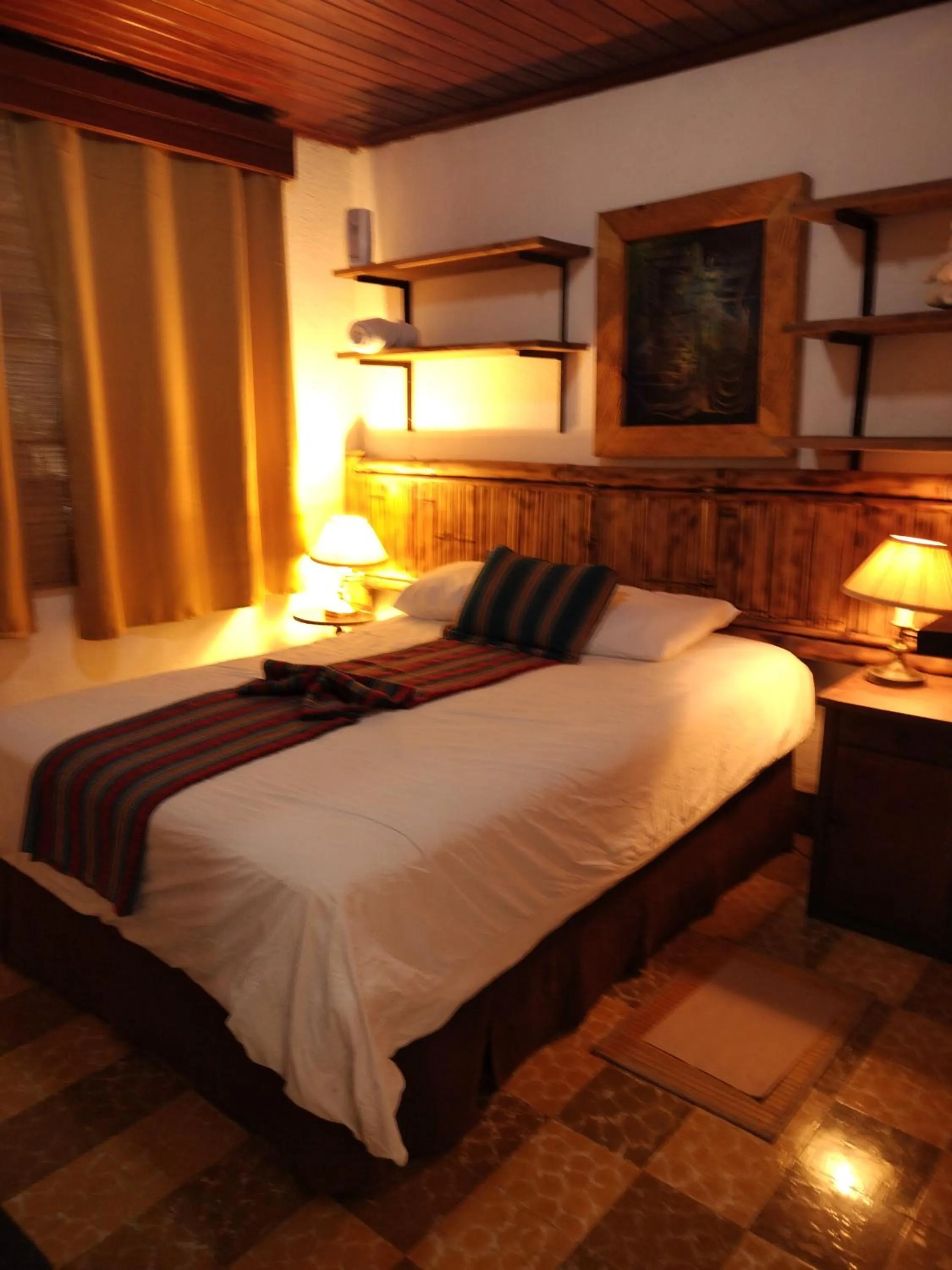 Bed in Hotel Casa Chapultepec