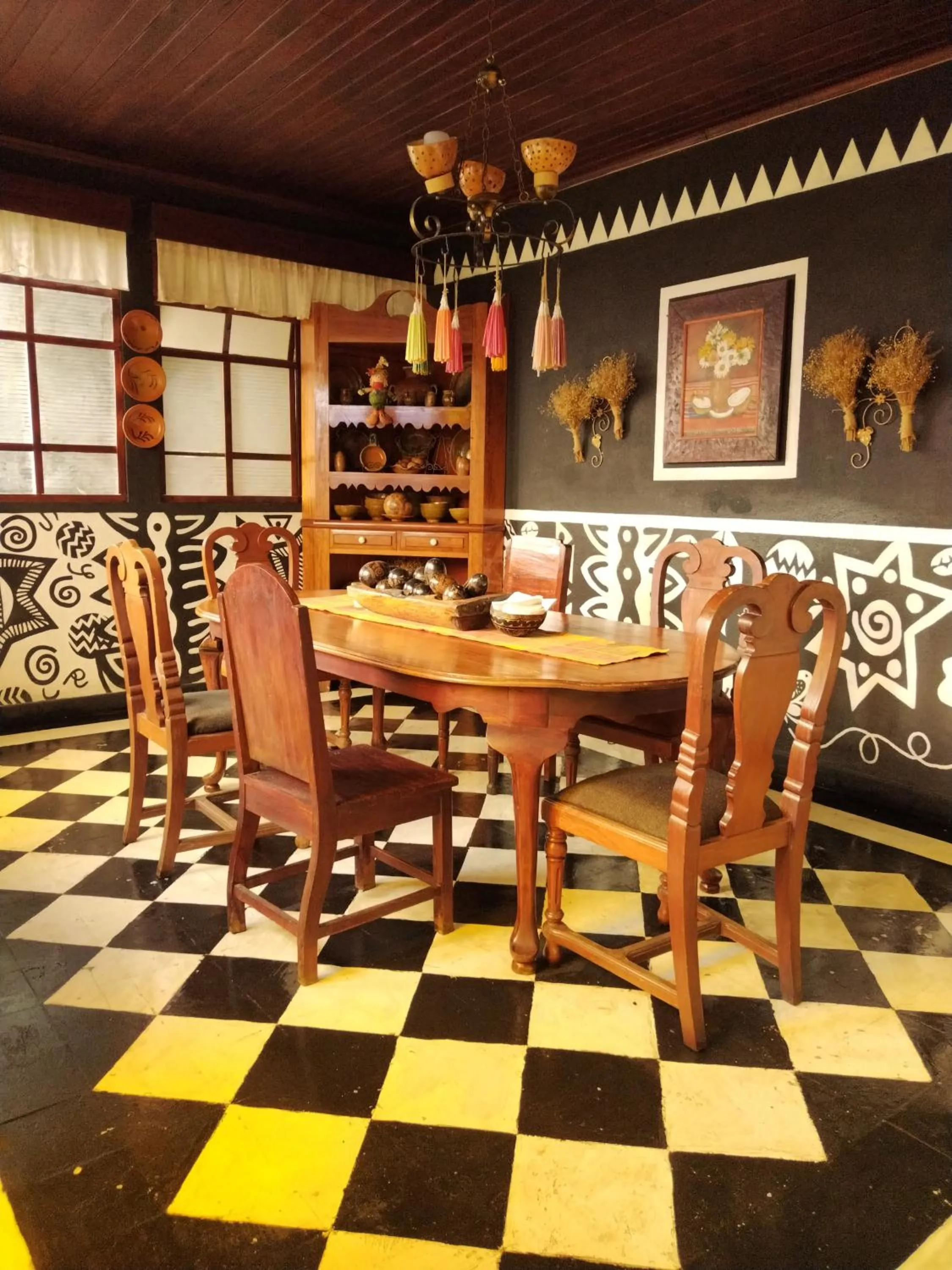 Dining area in Hotel Casa Chapultepec