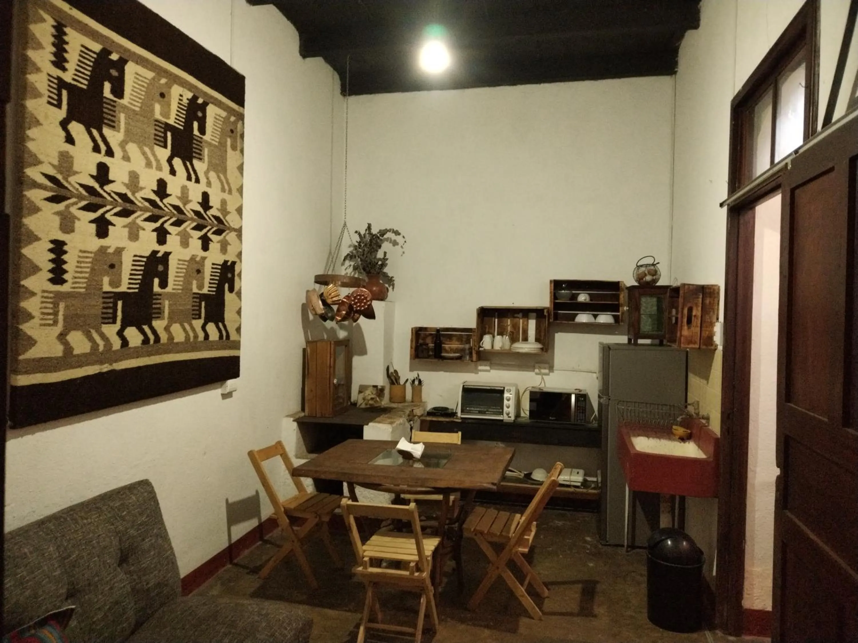 Dining area in Hotel Casa Chapultepec