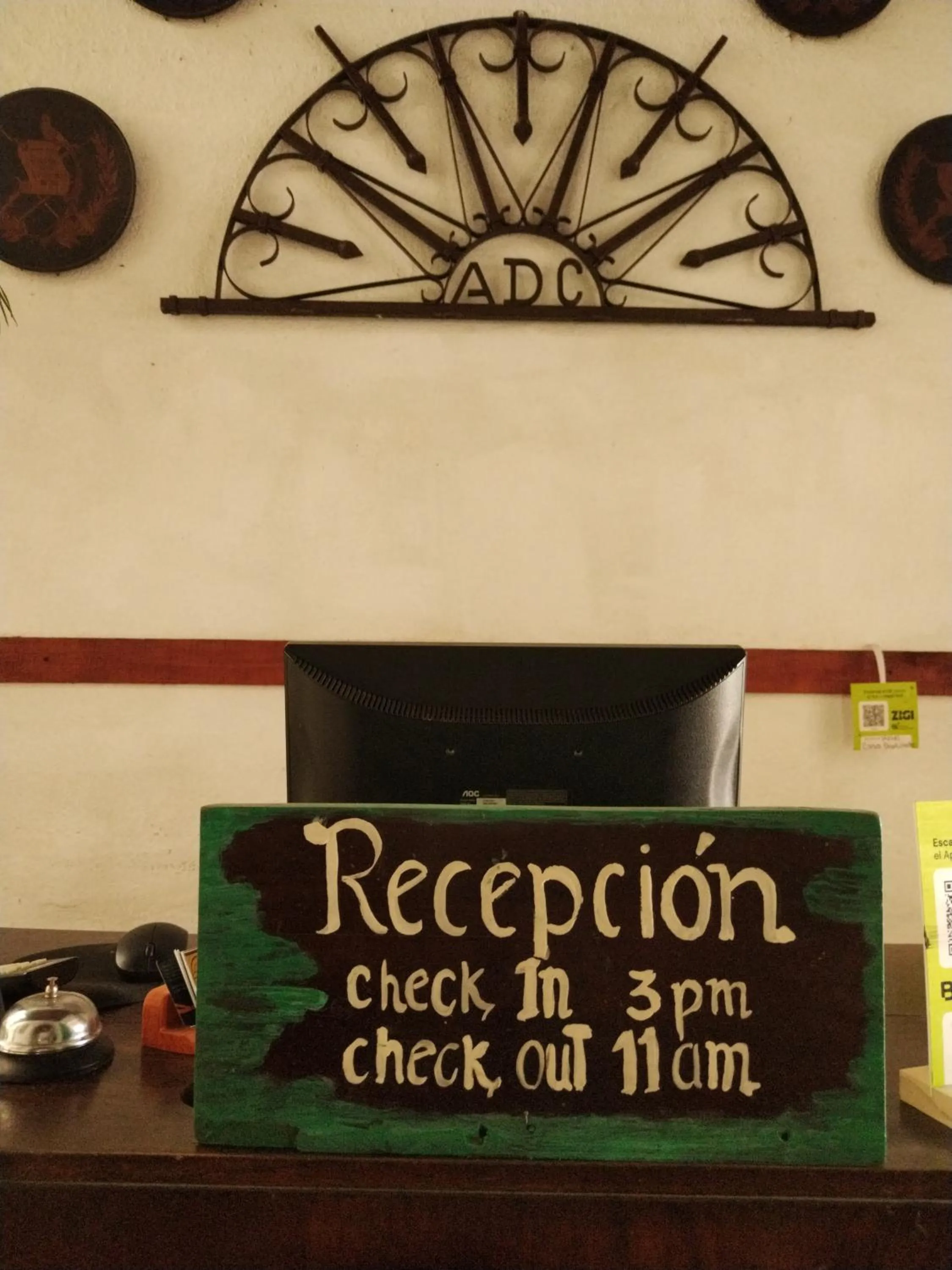 Lobby or reception in Hotel Casa Chapultepec