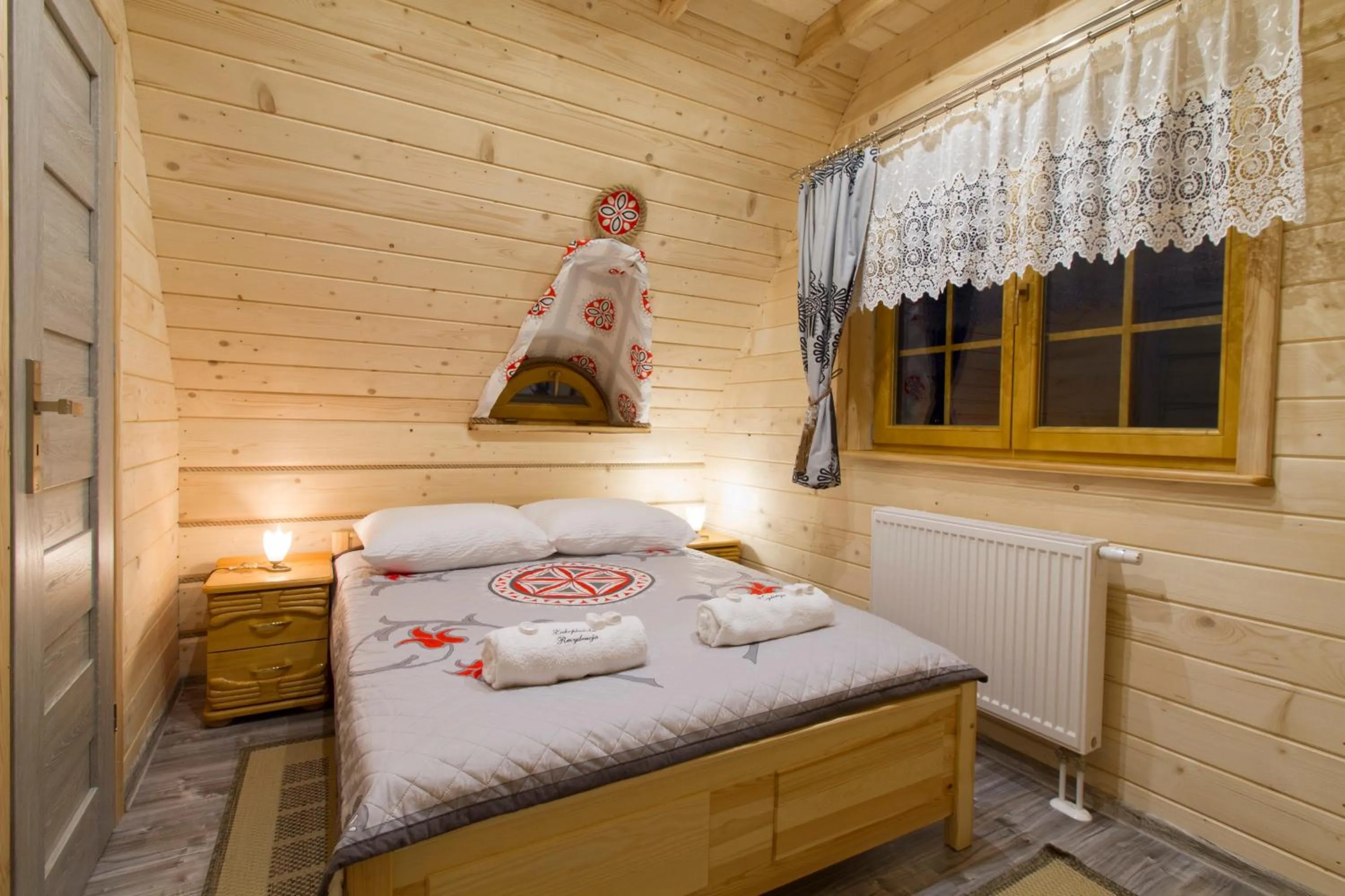 Bed in Domek z Widokiem Harenda View Cottage with a view Harenda View-Zakopane