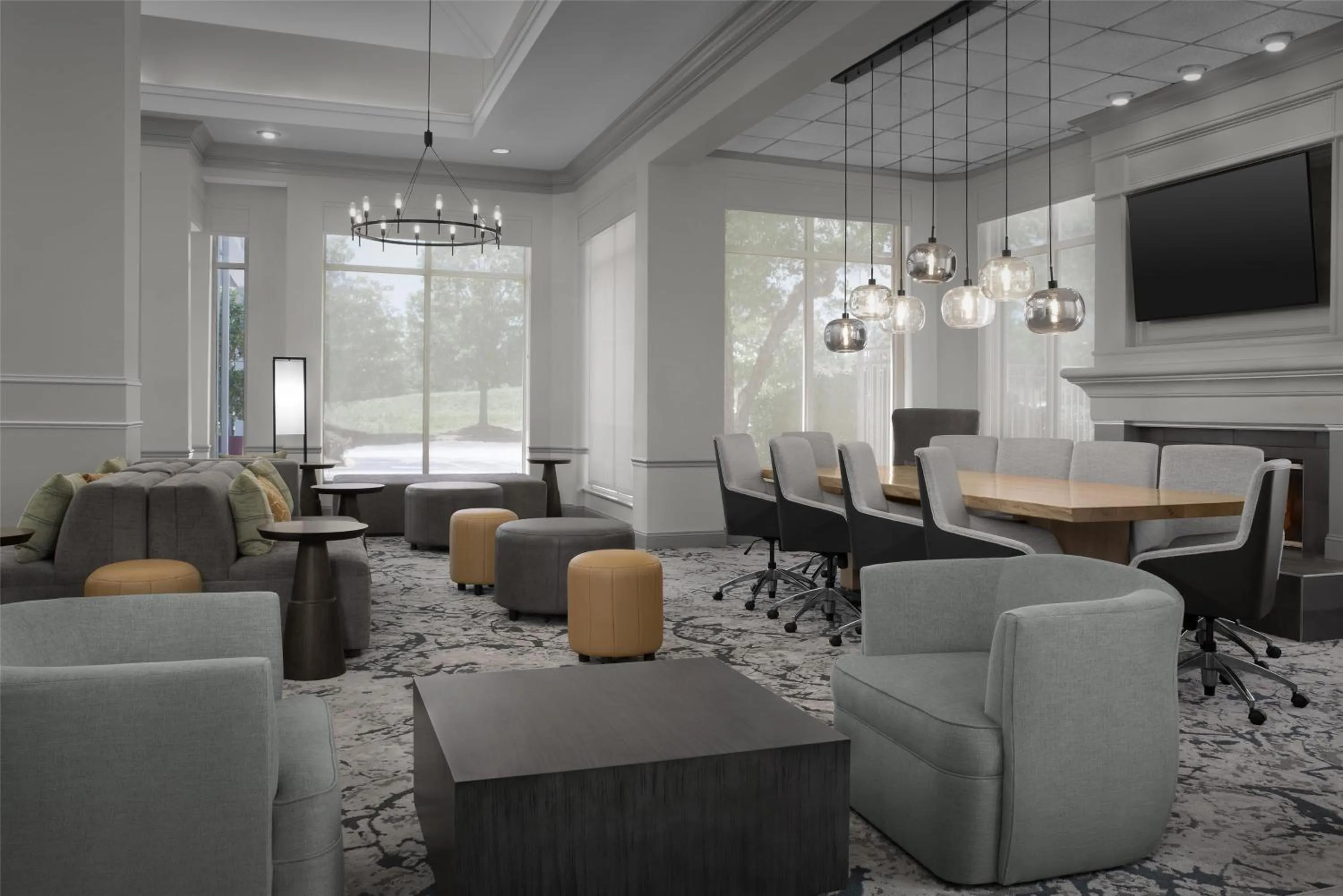 Lobby or reception in Hilton Garden Inn Auburn/Opelika