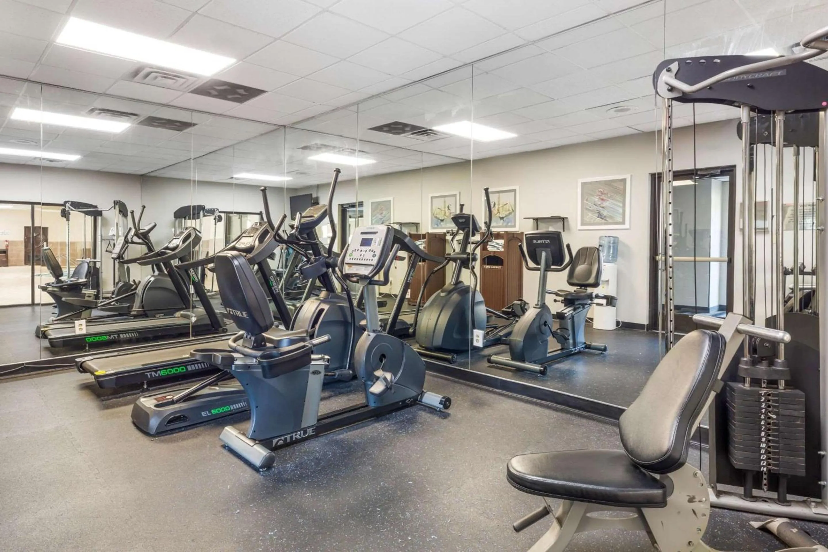 Fitness centre/facilities in Clarion Inn North Haven - New Haven North