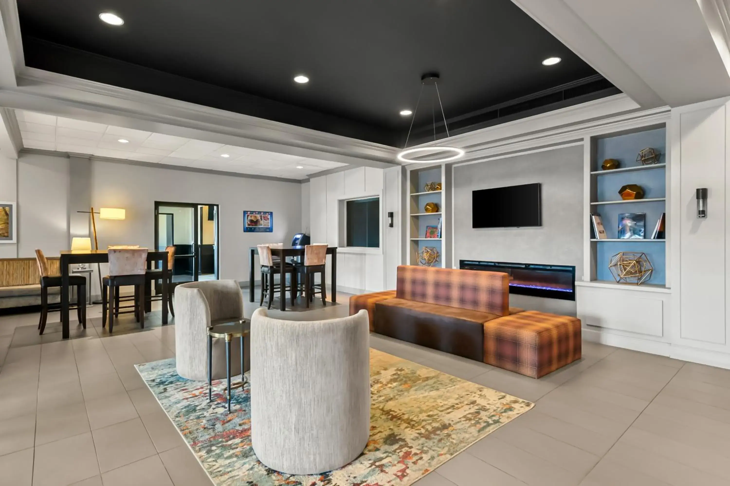 Lobby or reception in Clarion Inn Lobby or reception in Clarion Inn