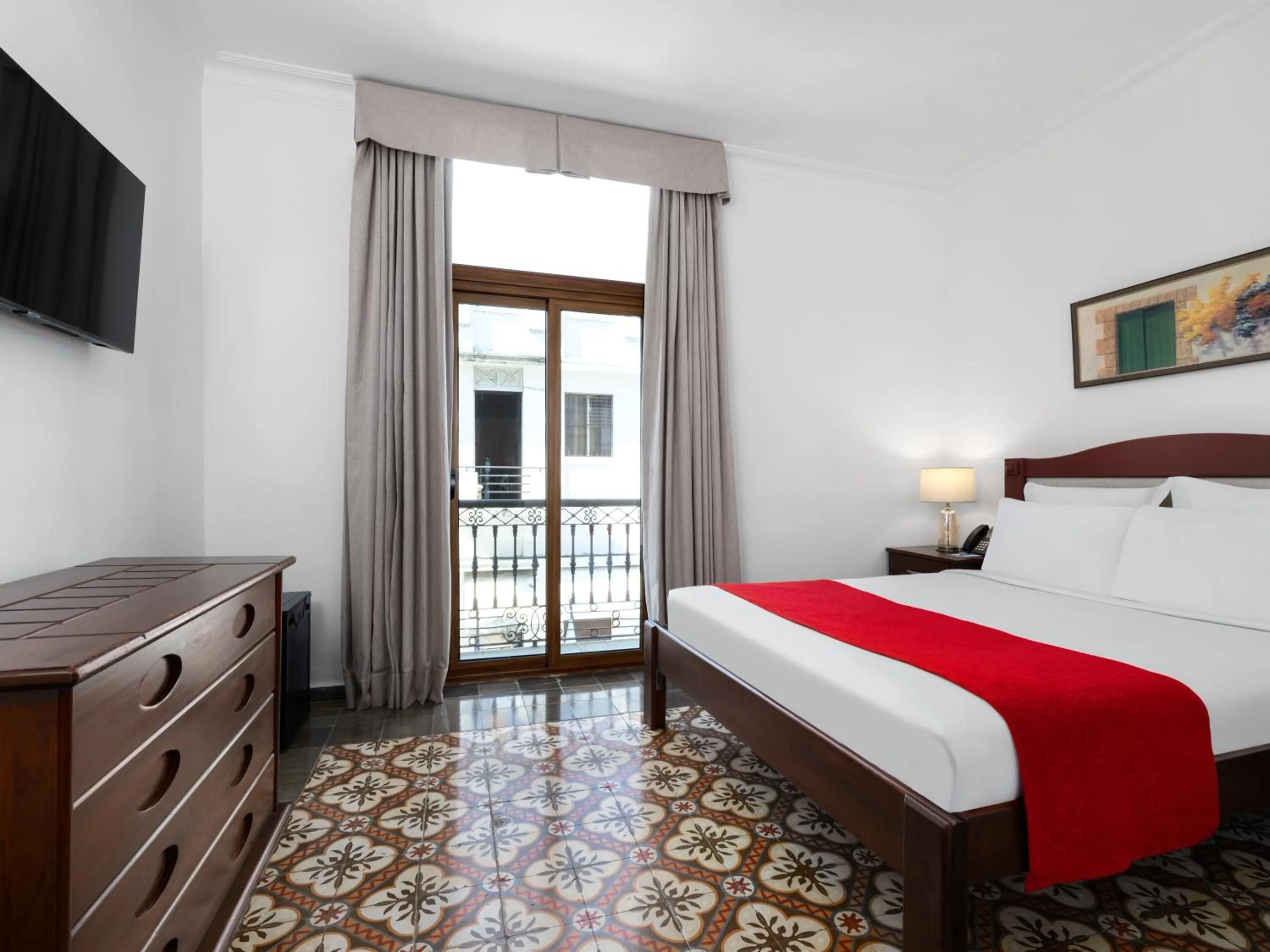 TV and multimedia, Bed in Gran Hotel Europa Santo Domingo Trademark Collection by Wyndham