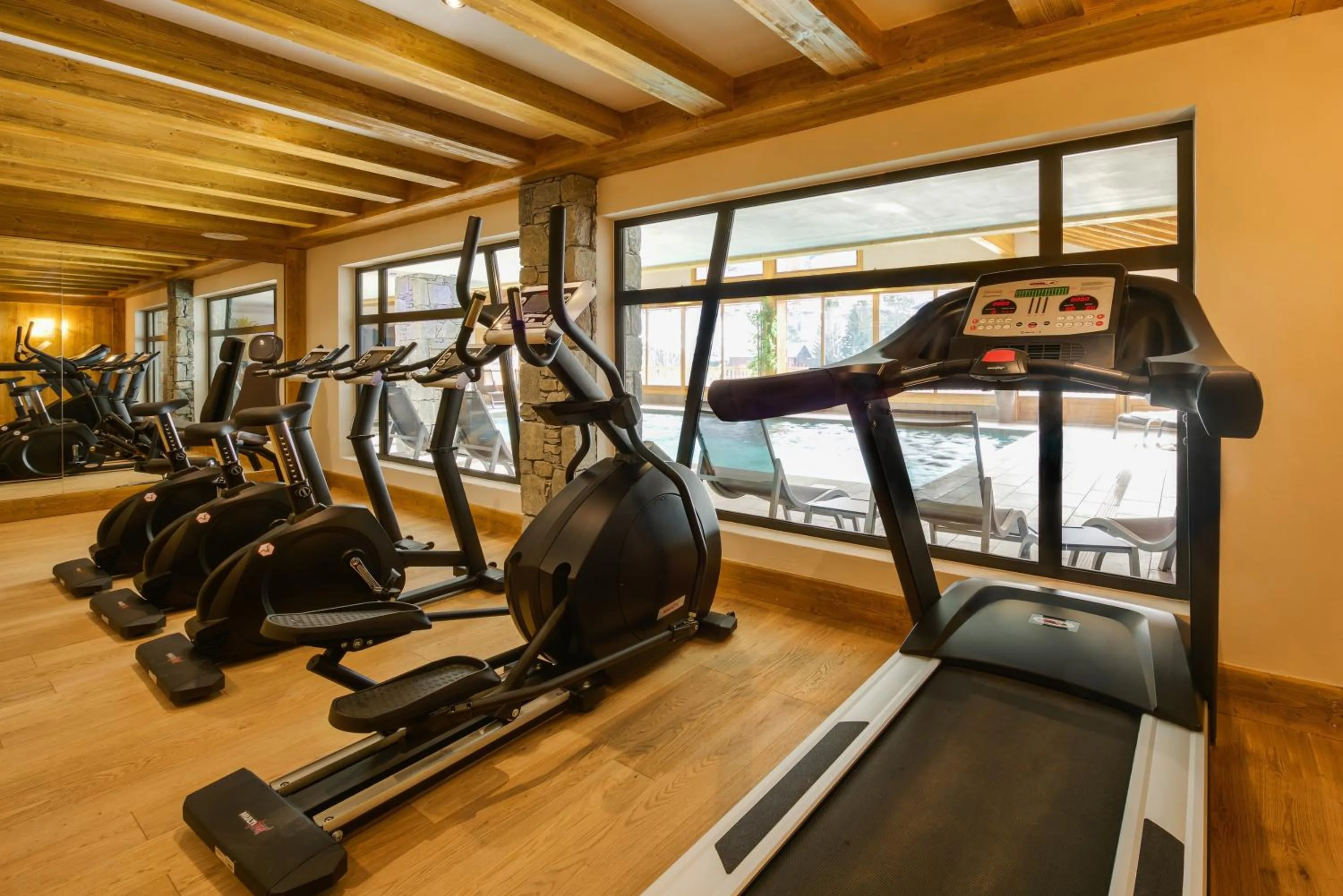 Fitness centre/facilities in CGH Résidence Boutique Les Chalets de Léana