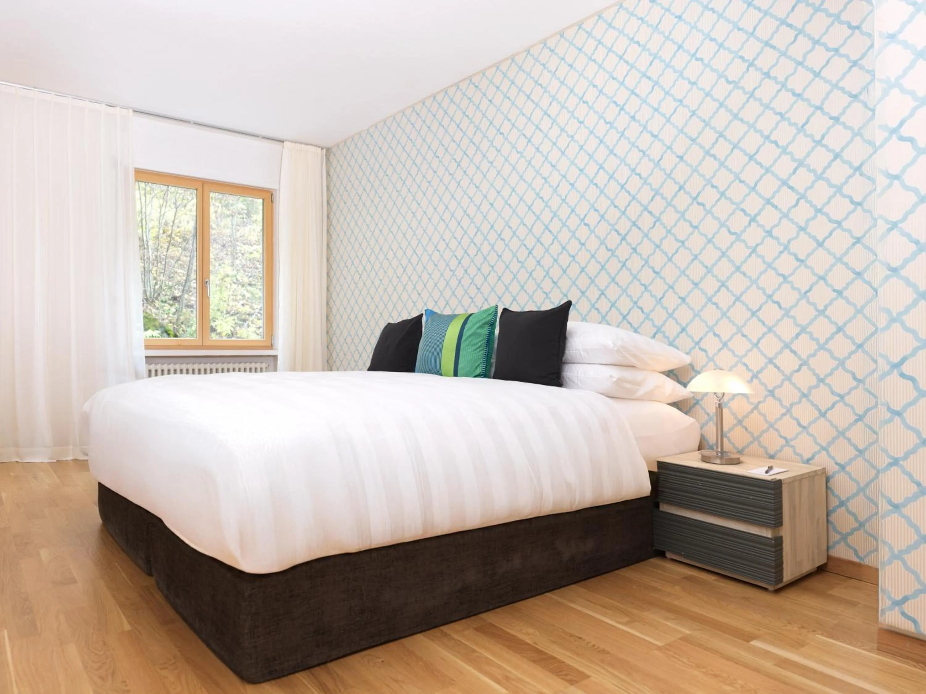 Bed in Beausite Park Hotel & Spa