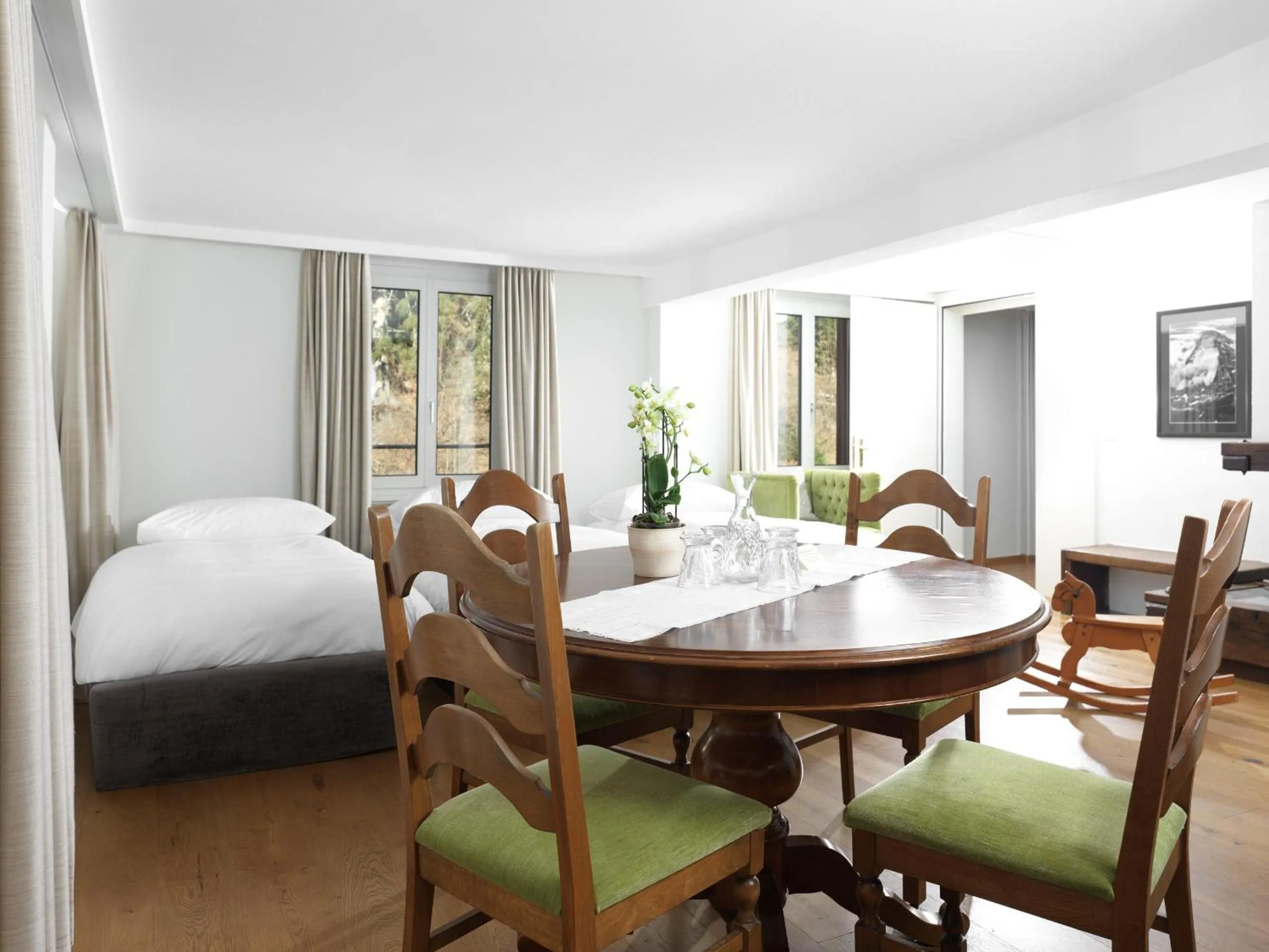 Living room, Bed in Beausite Park Hotel & Spa