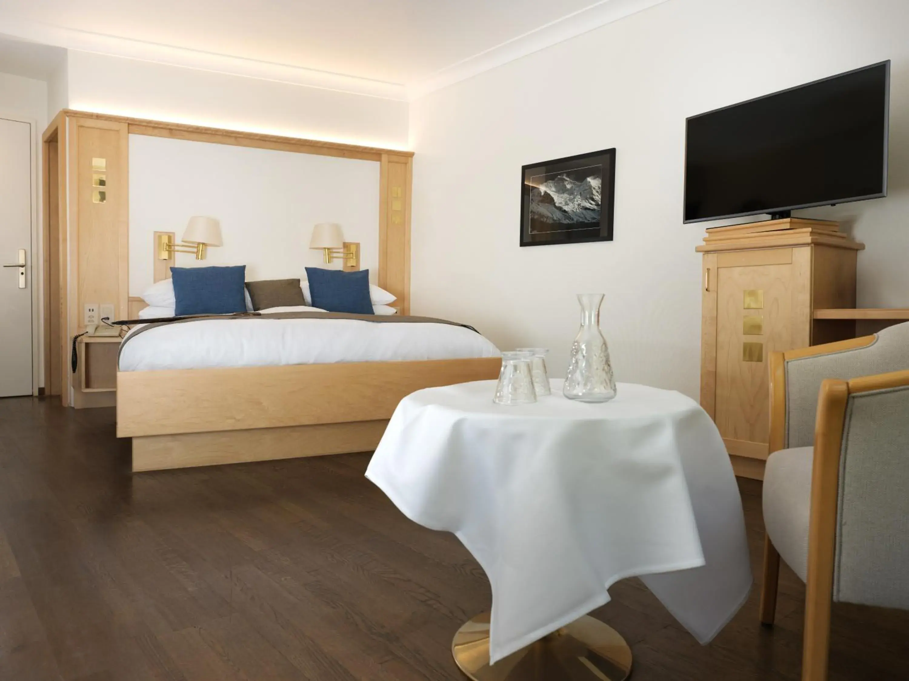 Bed in Beausite Park Hotel & Spa Bed in Beausite Park Hotel & Spa