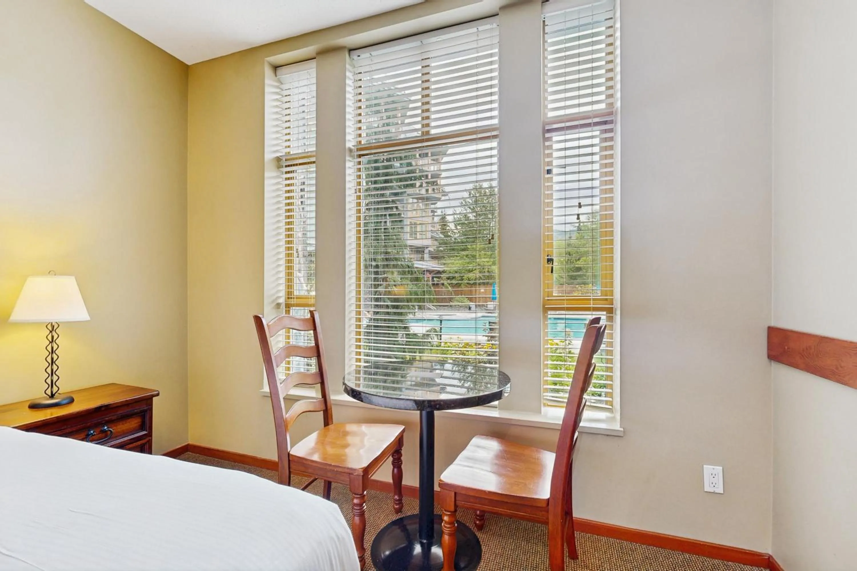 Bed in Cascade Lodge