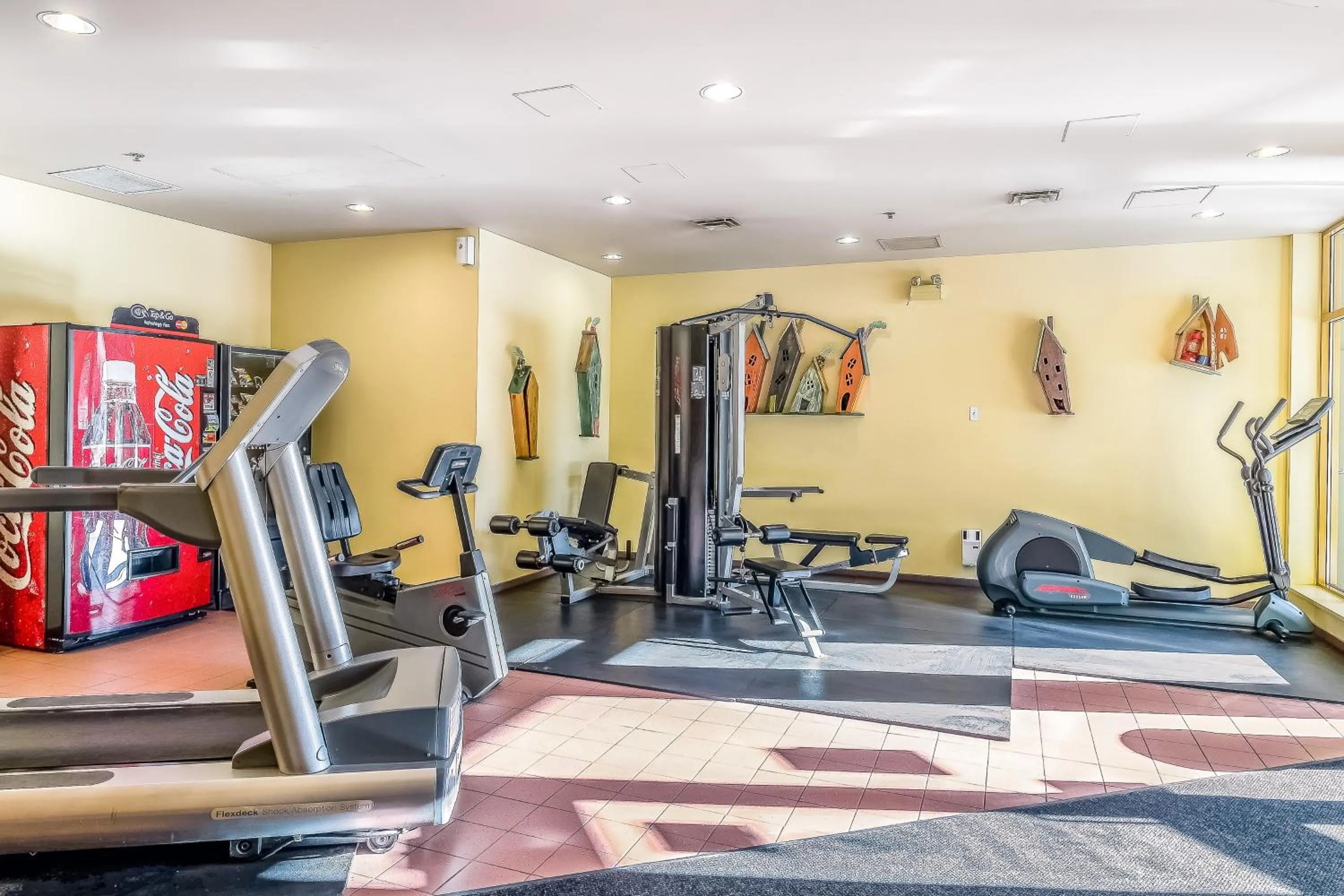 Fitness centre/facilities in Cascade Lodge