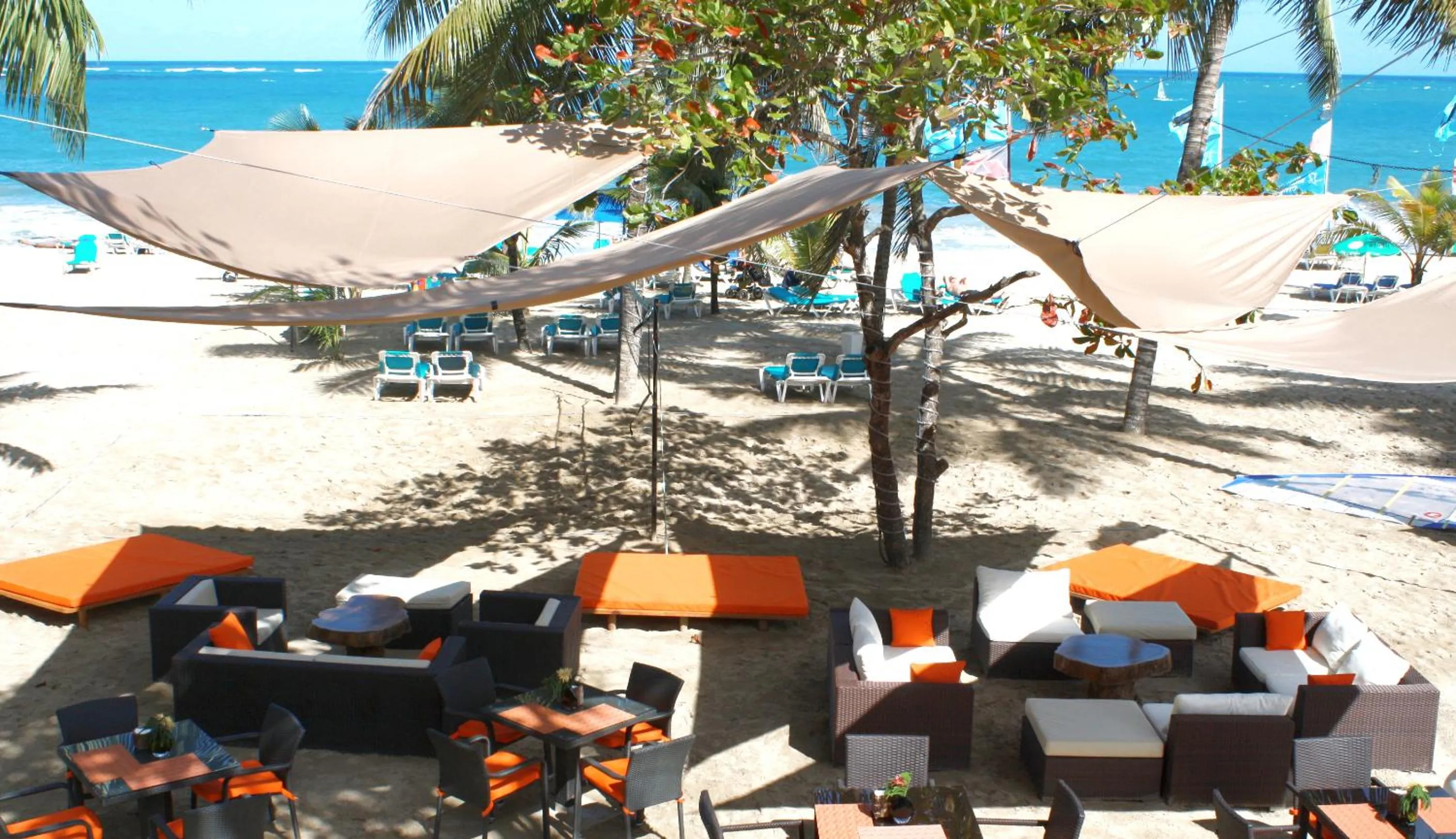 Patio in Hotel Villa Taina