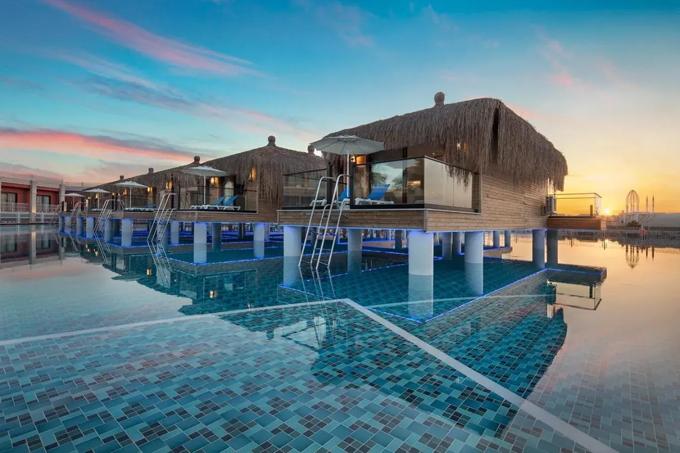 Pool view, Sunrise/Sunset in Granada Luxury Belek - Kids Concept
