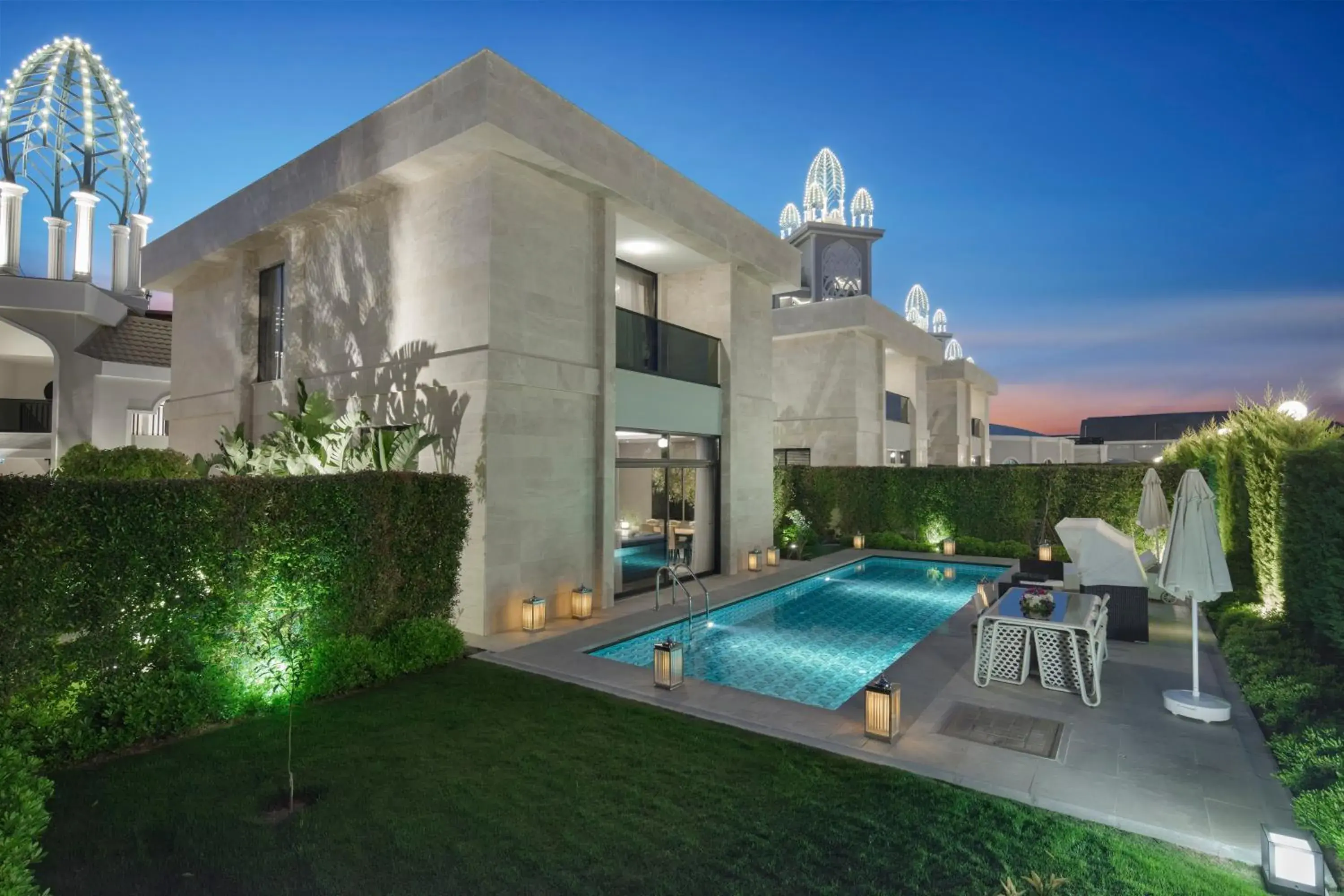 Patio, Property Building in Granada Luxury Belek - Kids Concept