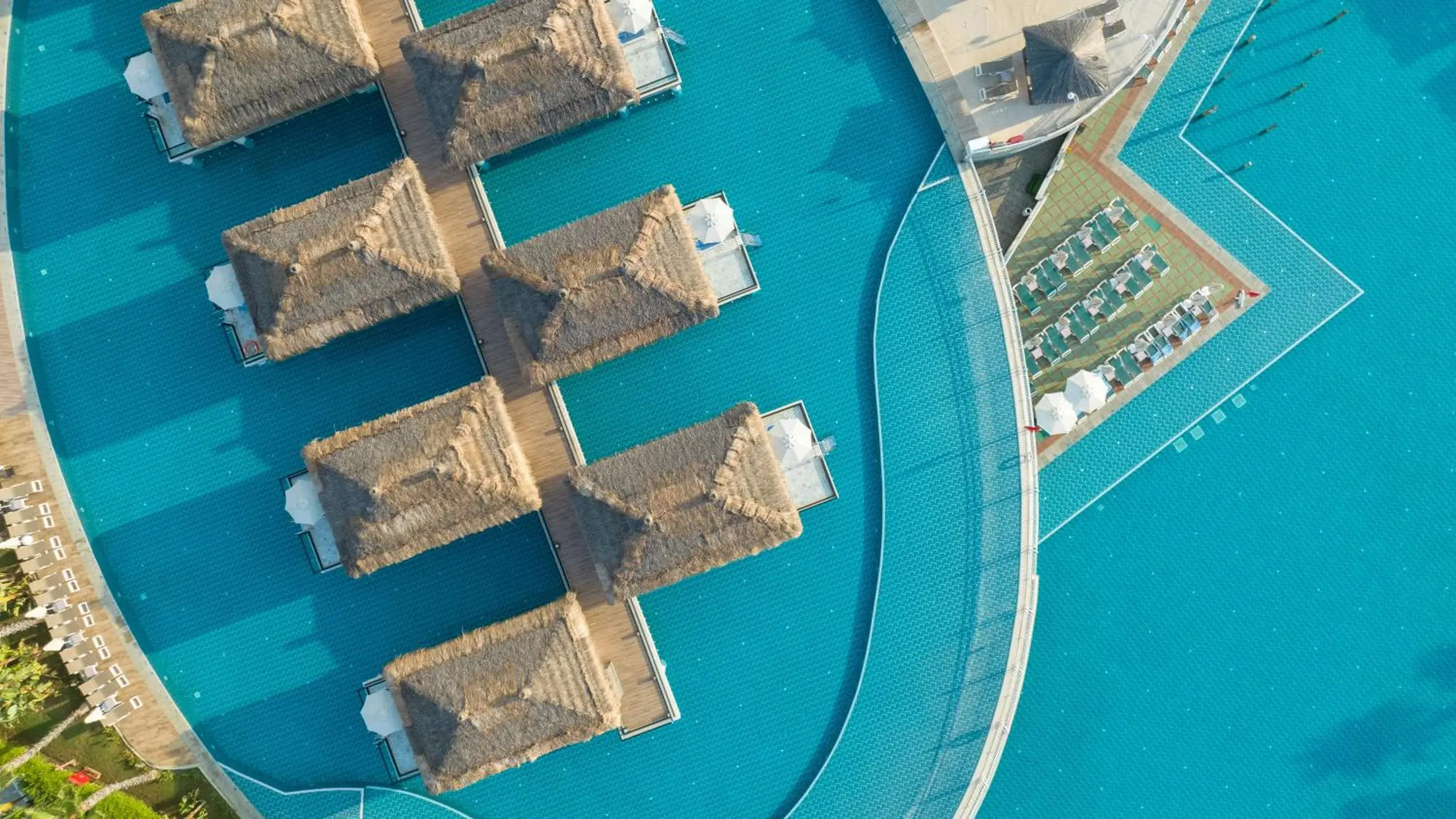 Swimming pool, Bird's-eye View in Granada Luxury Belek - Kids Concept