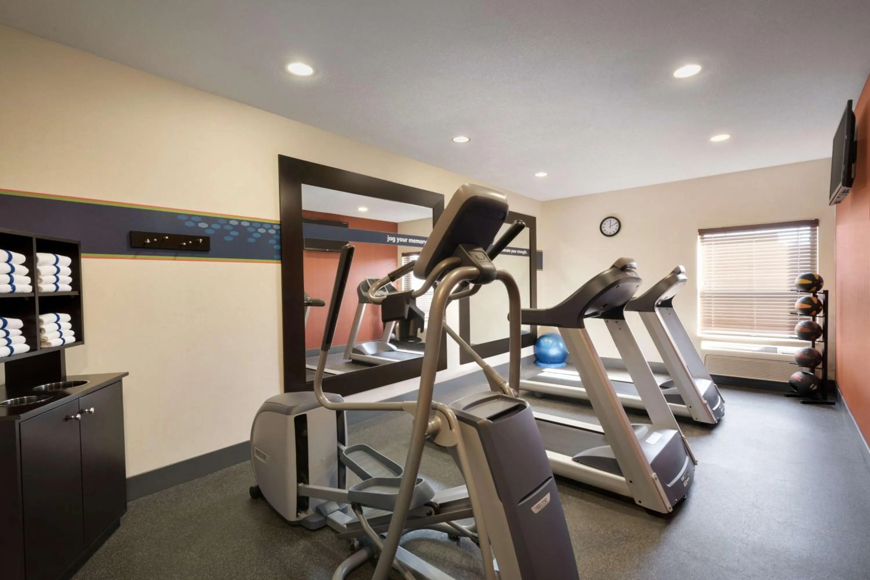 Fitness centre/facilities in Hampton Inn Battle Creek