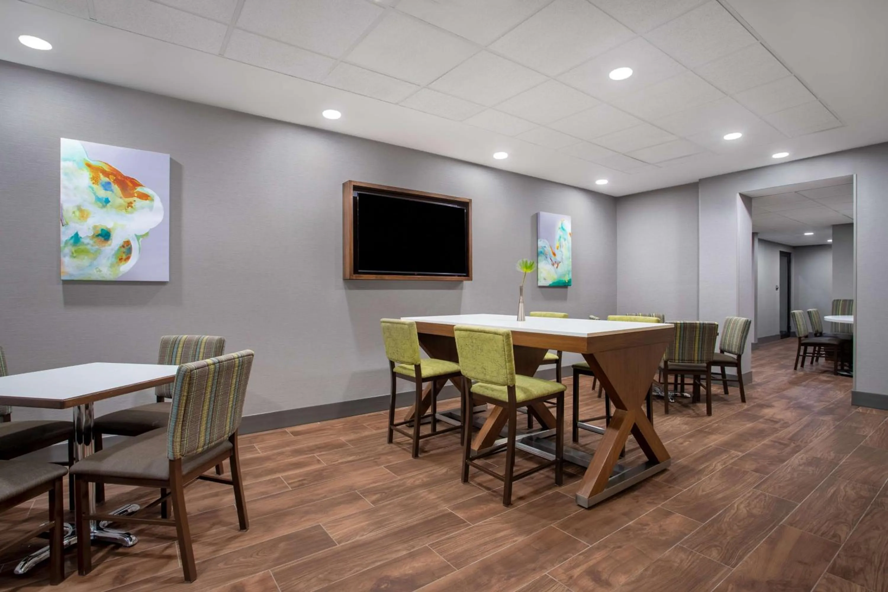 Lobby or reception in Hampton Inn Iowa City/Coralville