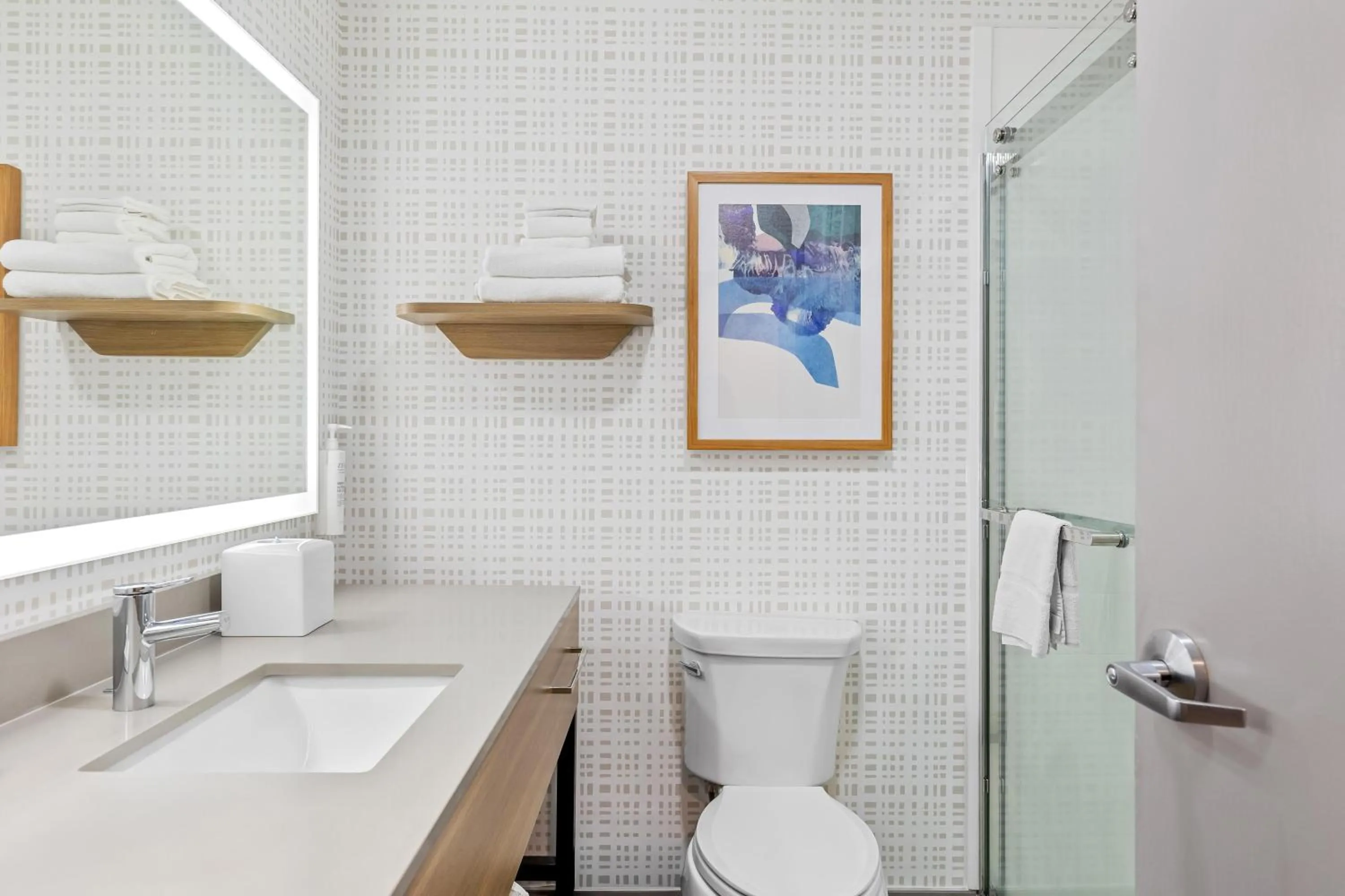 Bathroom in Hampton Inn Akron-Fairlawn