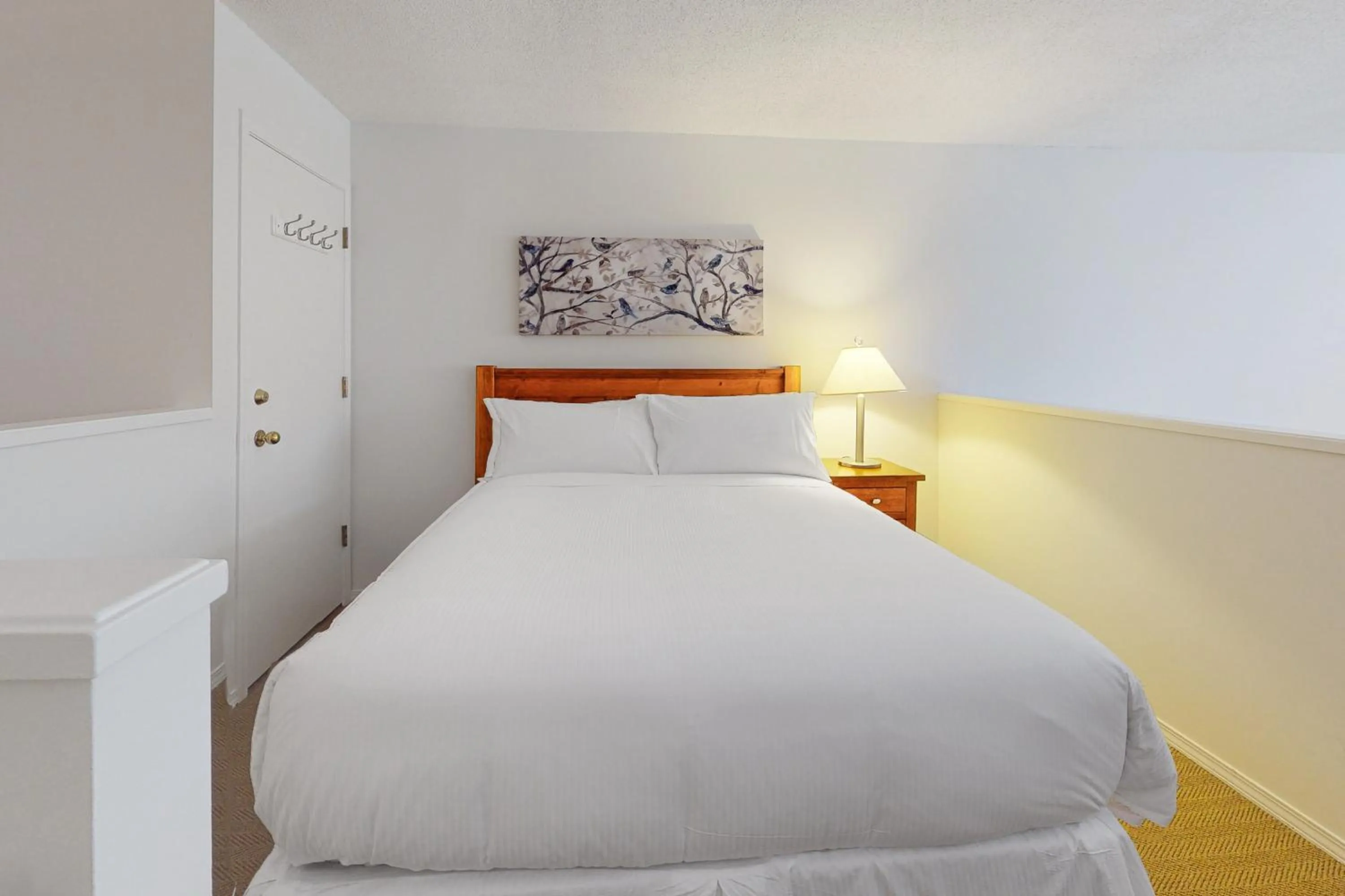 Bed in Glacier Lodge
