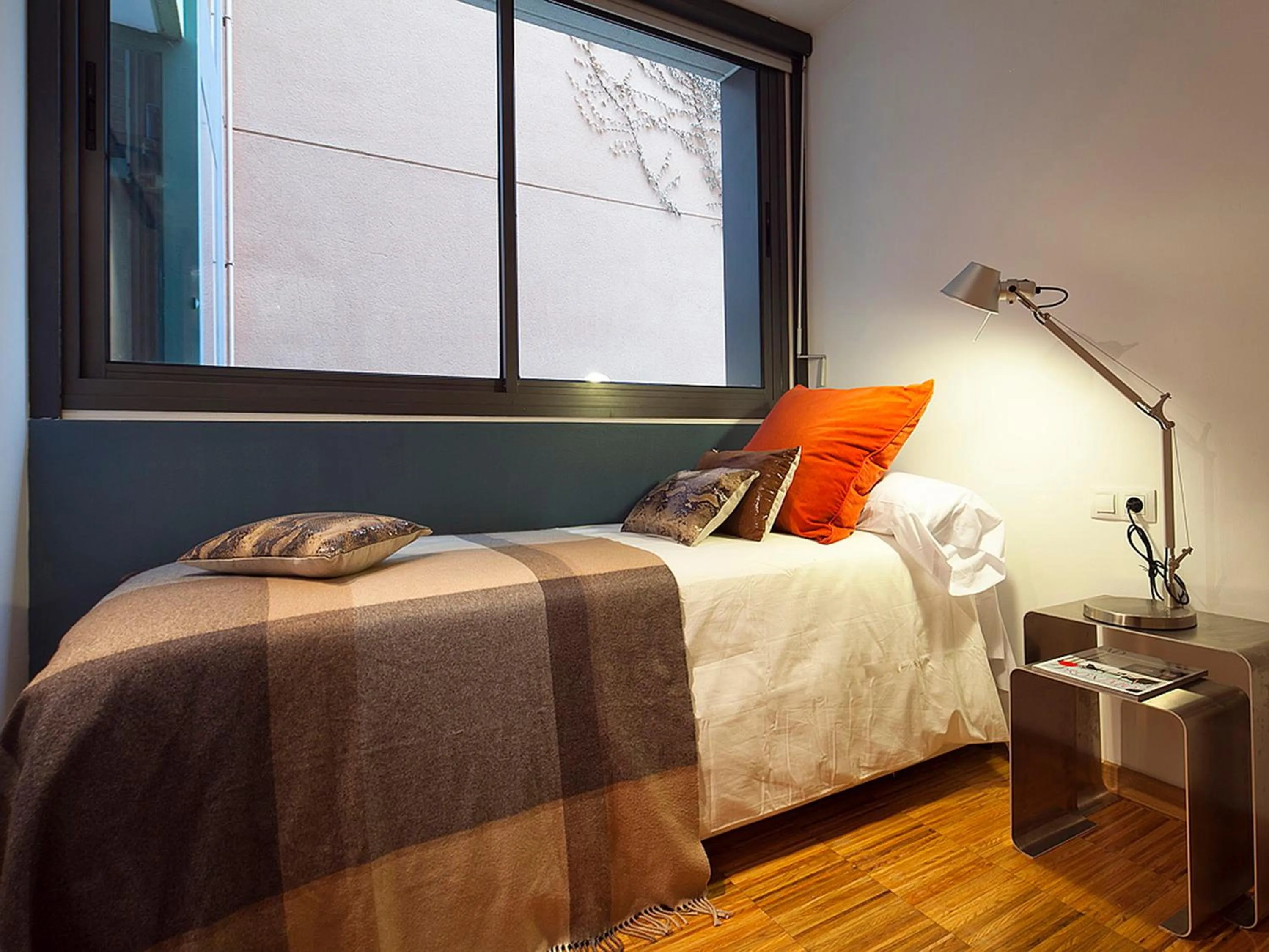 Bedroom, Bed in Apartment Barcelona Rentals - Park Güell Apartments